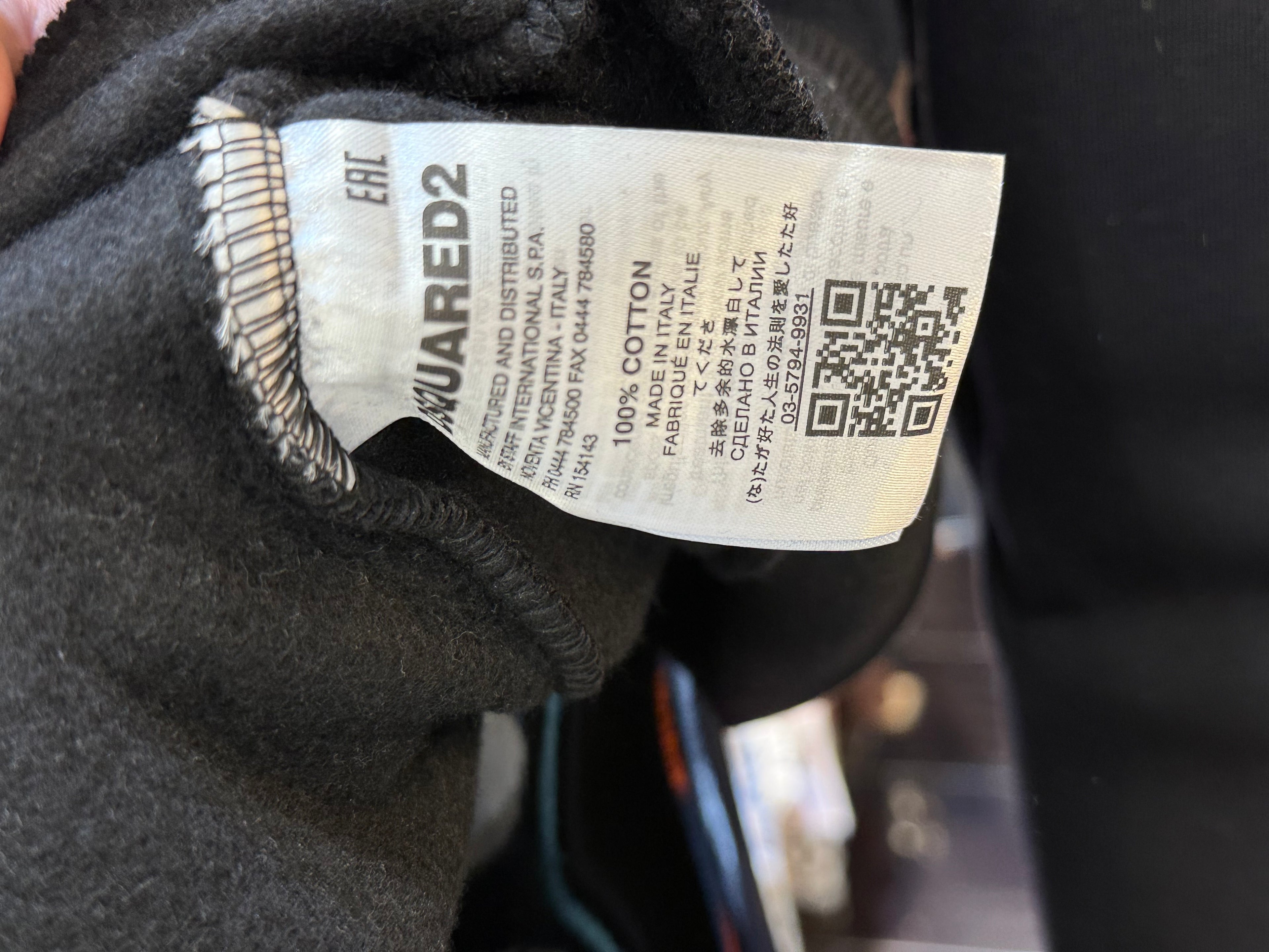 DSQUARED2  Φούτερ μαύρο  RR 720