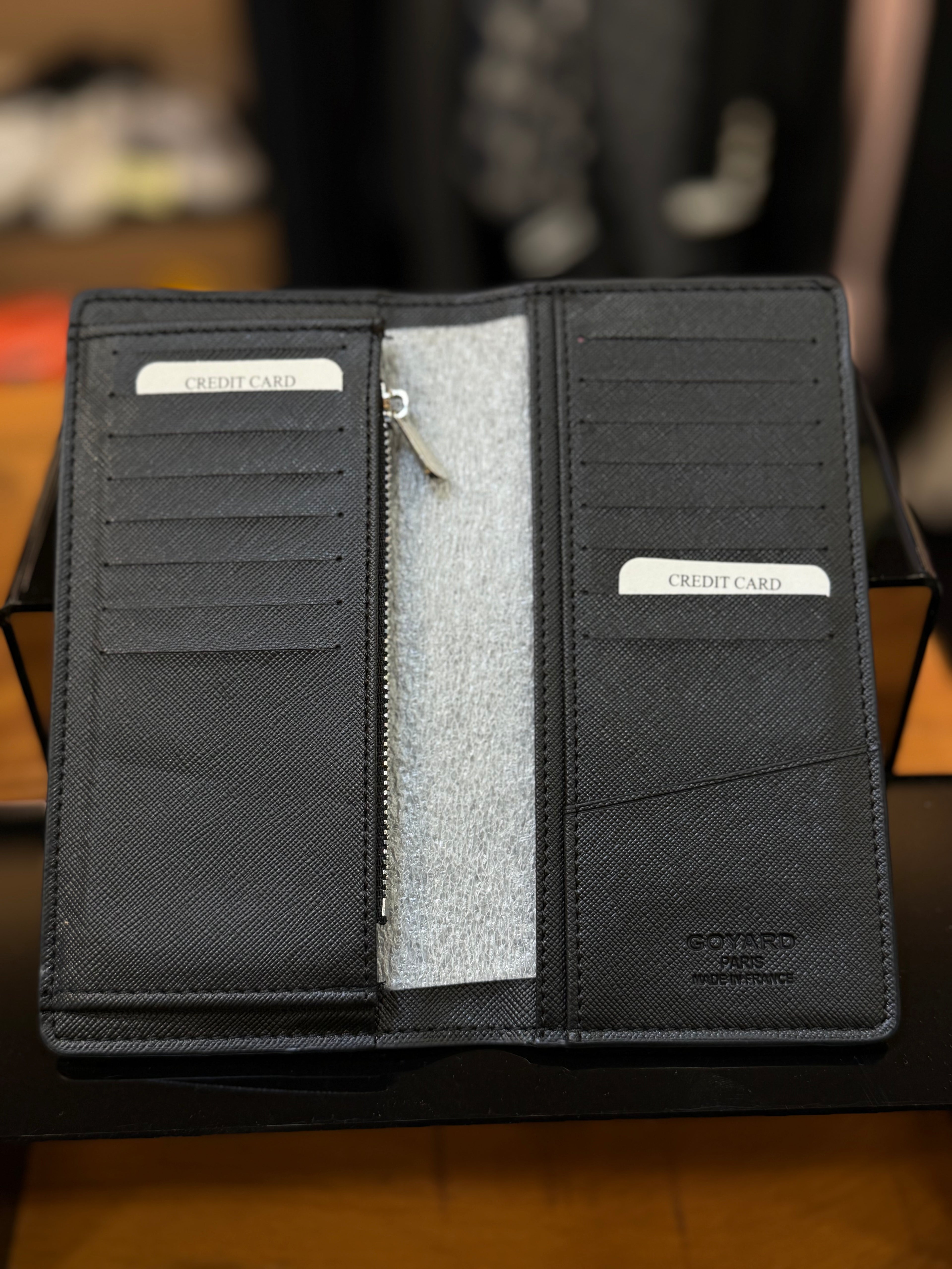 GOYARD πορτοφόλι - κινητό - καρτοθήκη  καφέ-γκρι CVG 94