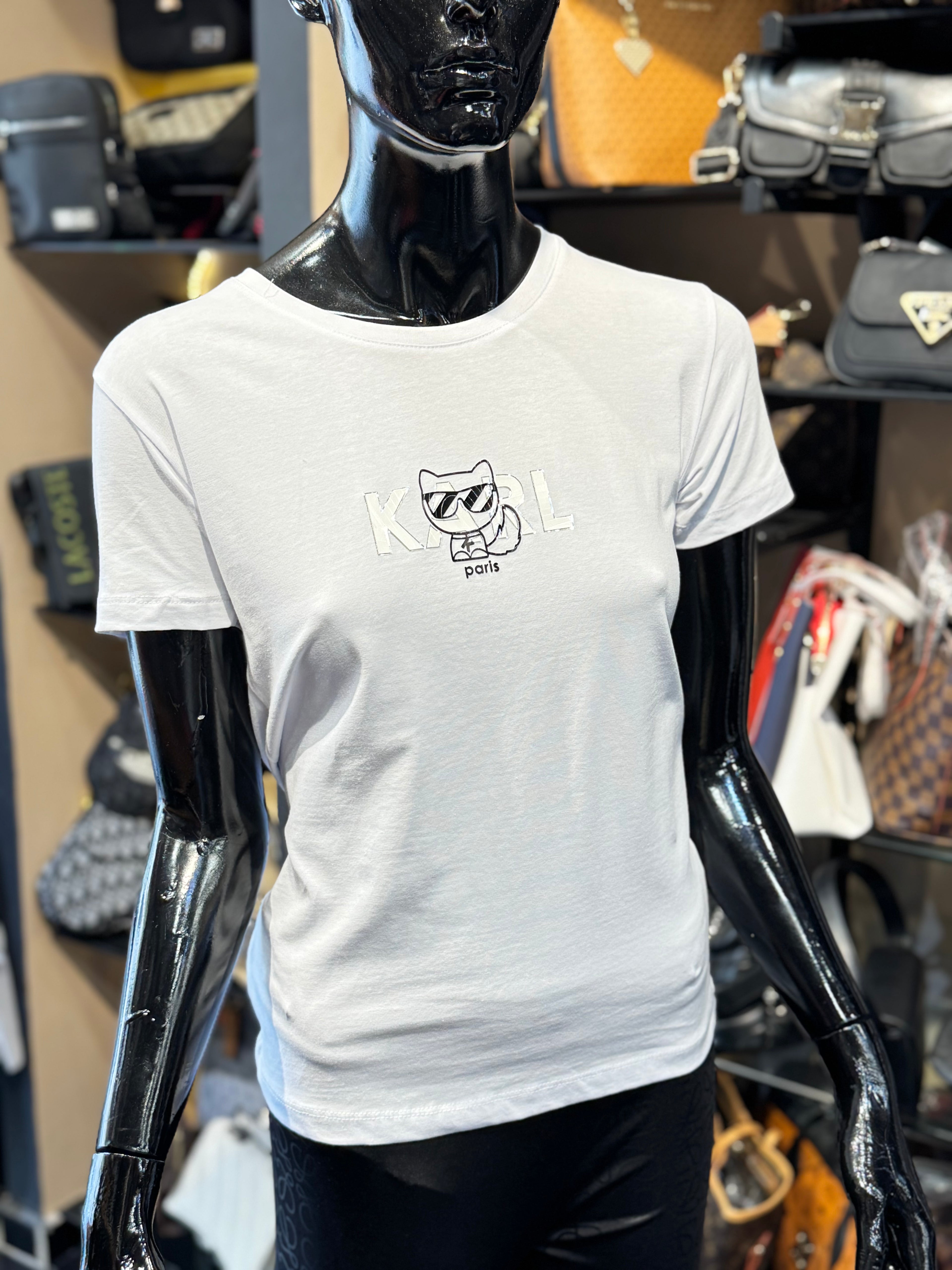 KARL LAGERFELD T-SHIRT ΛΕΥΚΟ  N-017