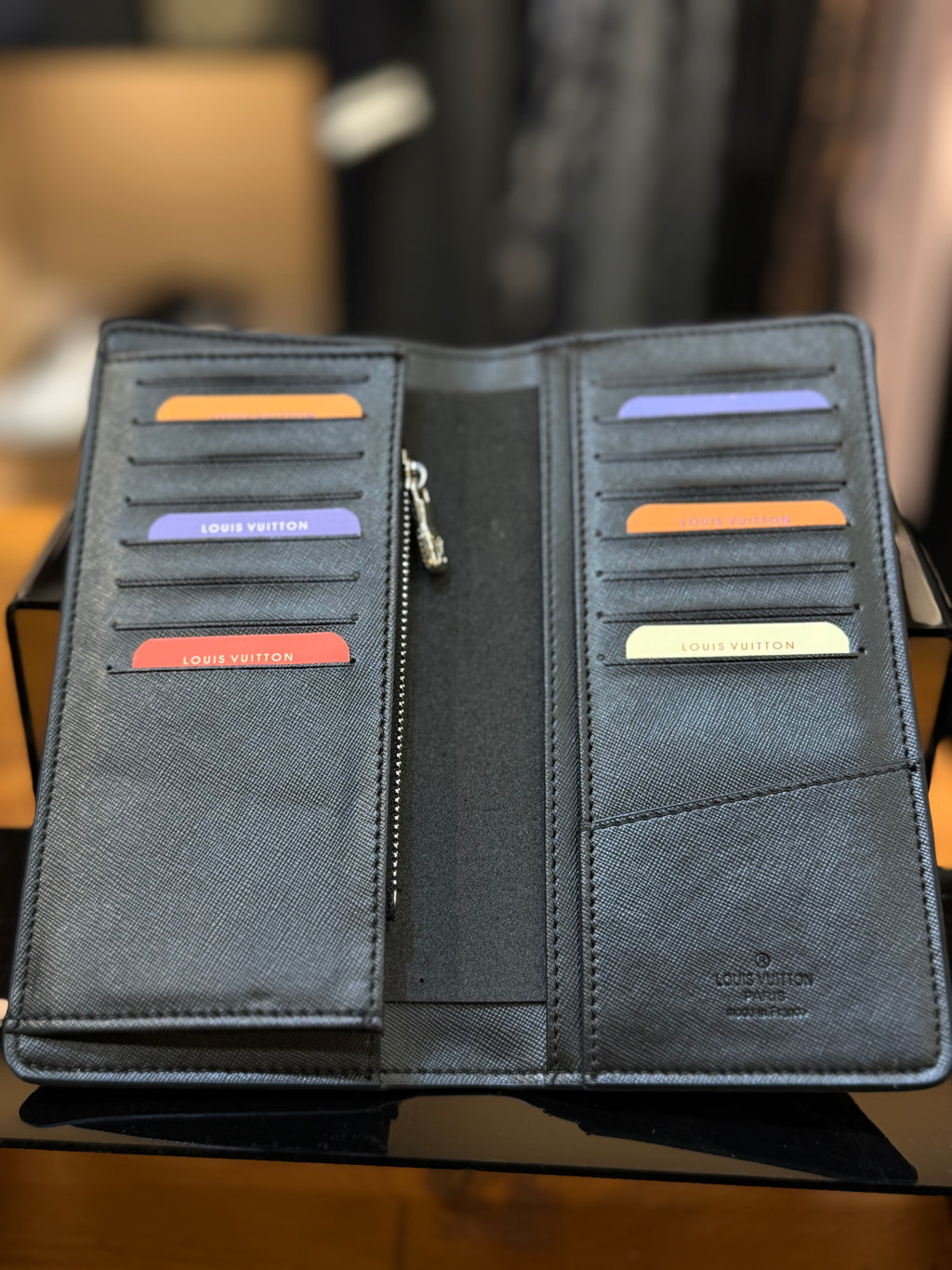 LOUIS VUITTON πορτοφόλι - κινητό - καρτοθήκη  μαύρο  CVG 95