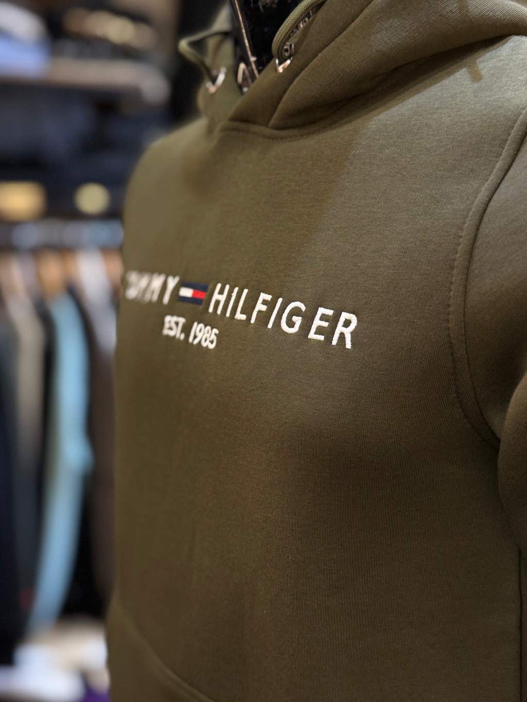 TOMMY HILFIGER  Φούτερ χακί RR 711