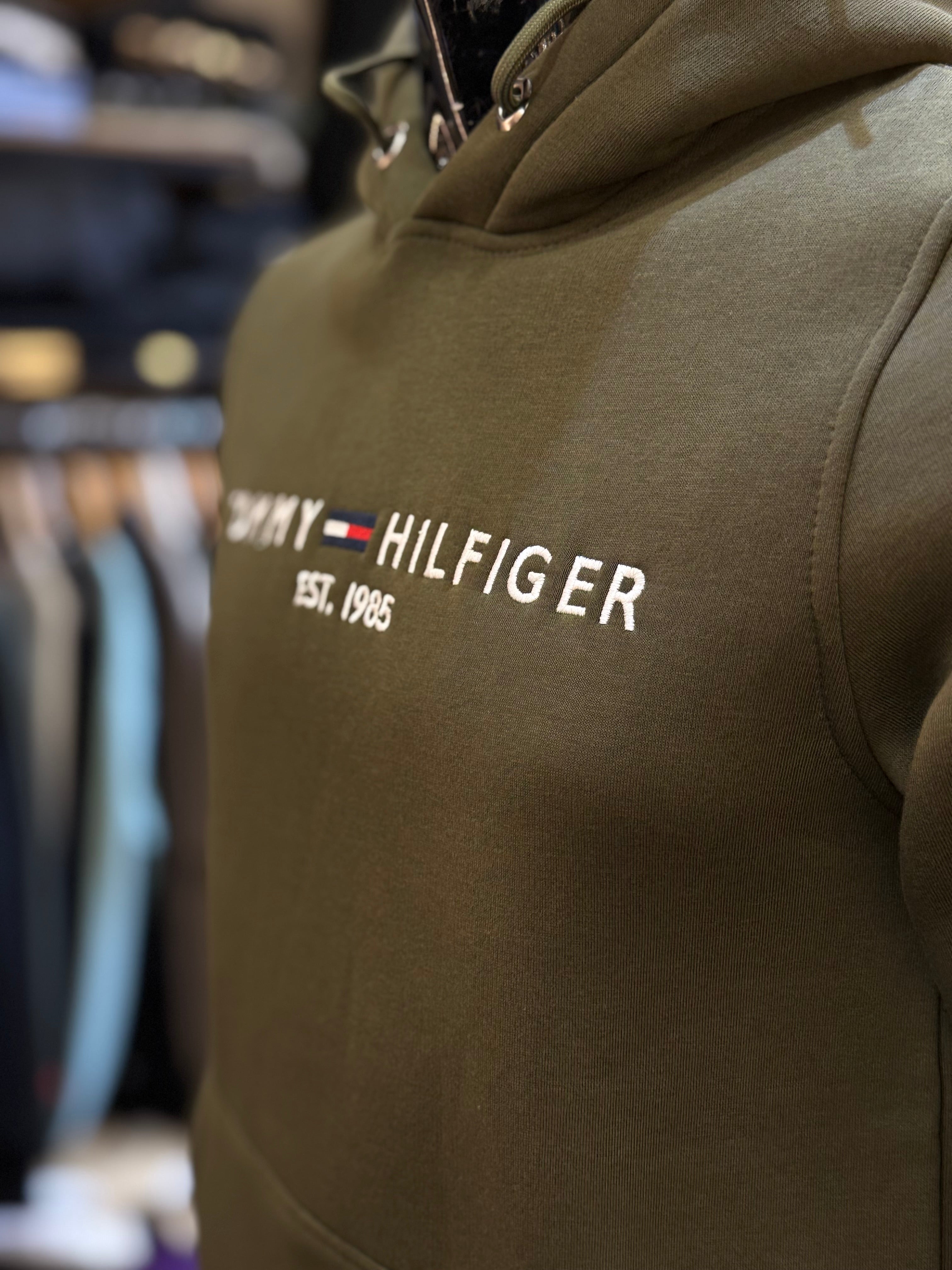 TOMMY HILFIGER  Φούτερ χακί RR 711