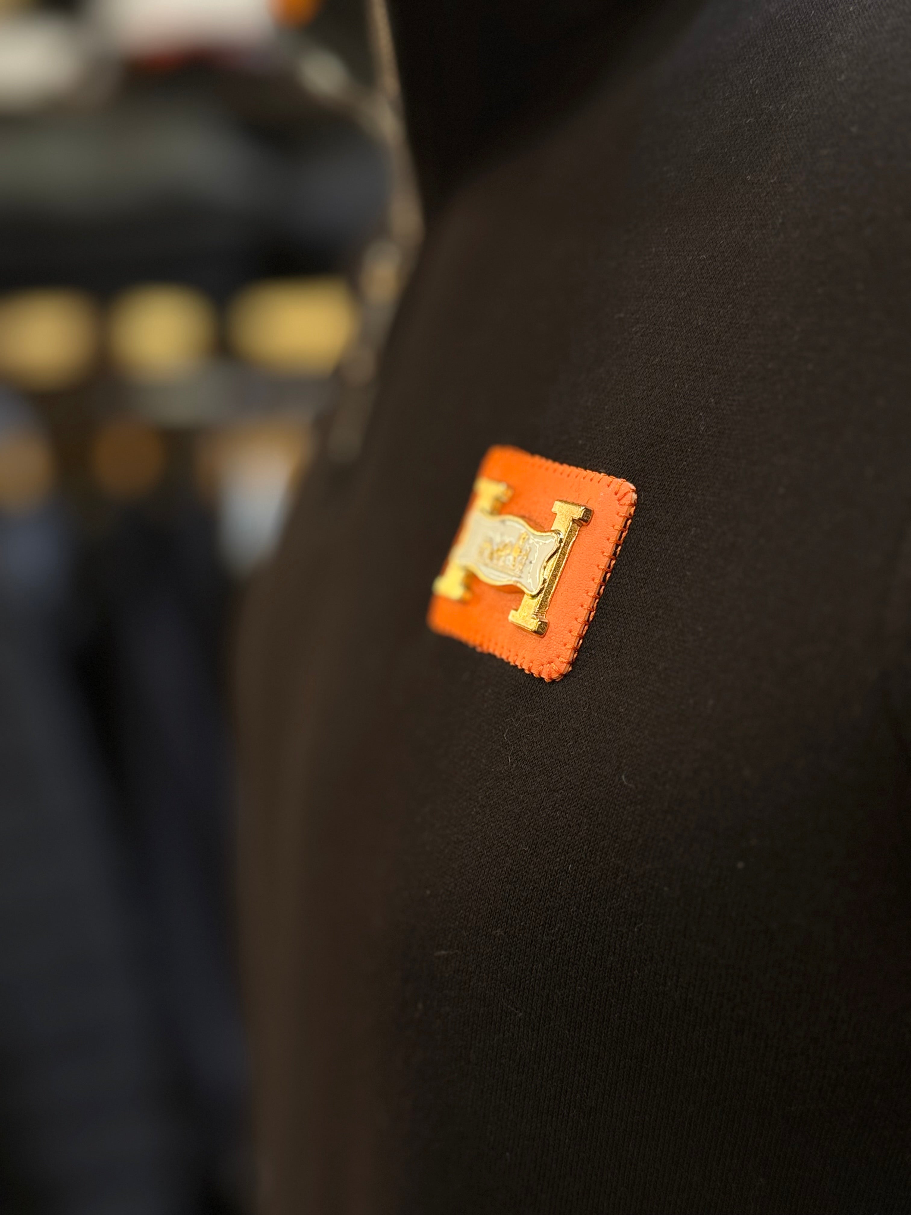 HERMES zipper μαύρο WIJ 33