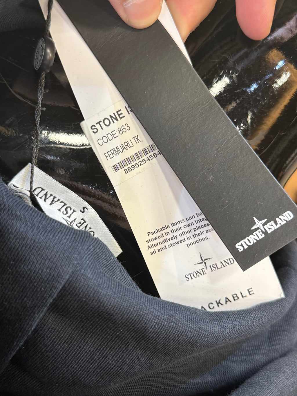 STONE ISLAND track suit μαύρο   FG 23