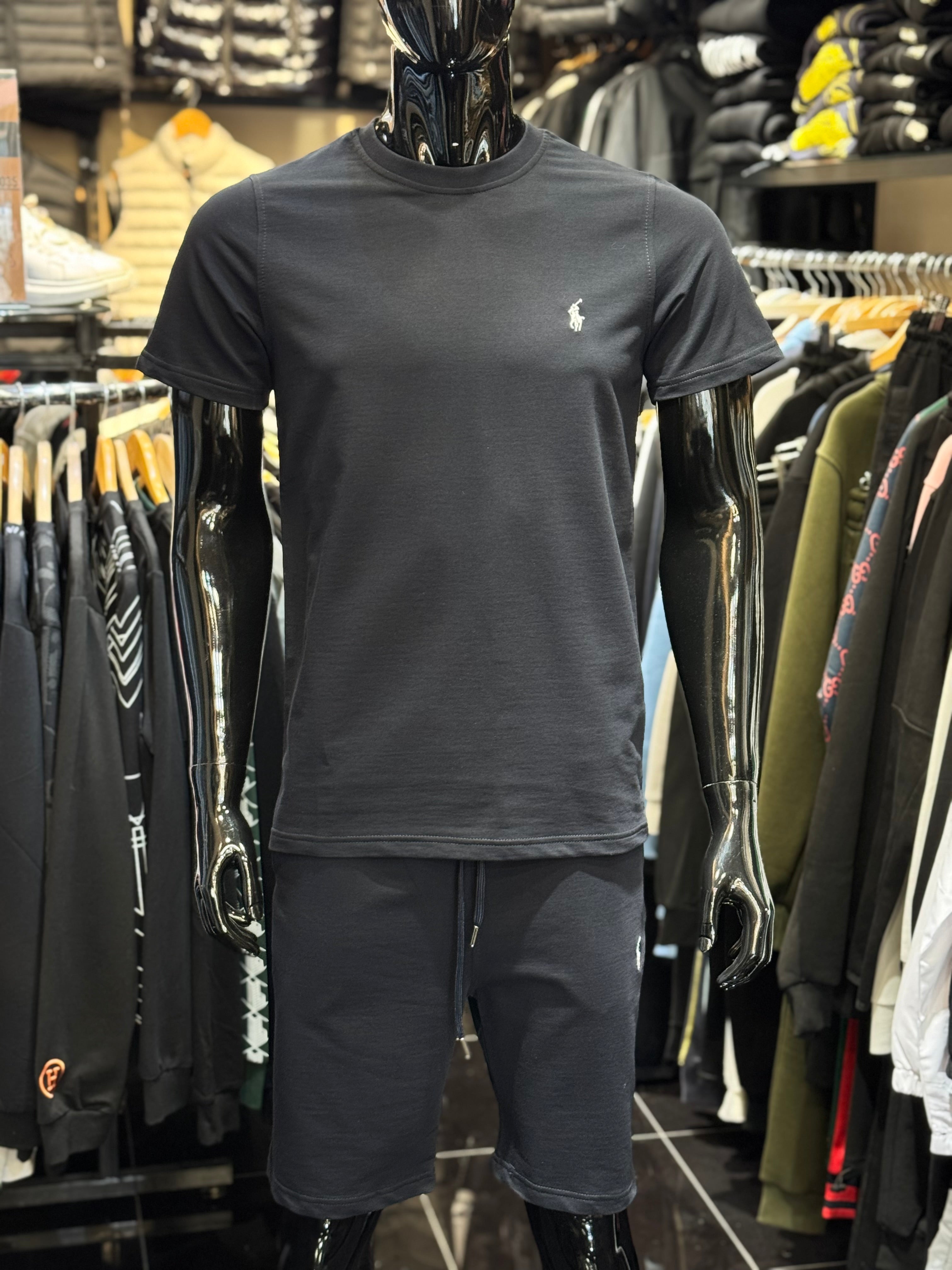 POLO SET ΜΠΛΕ ΣΚΟΥΡΟ Ζ-034