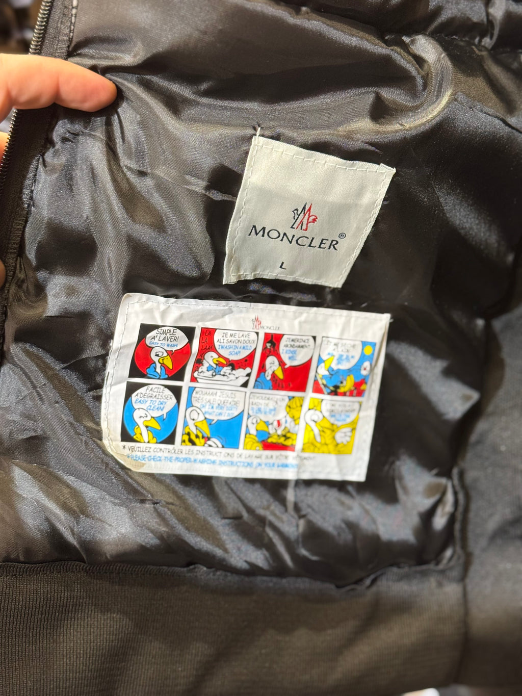 MONCLER HALF BLACK B-783