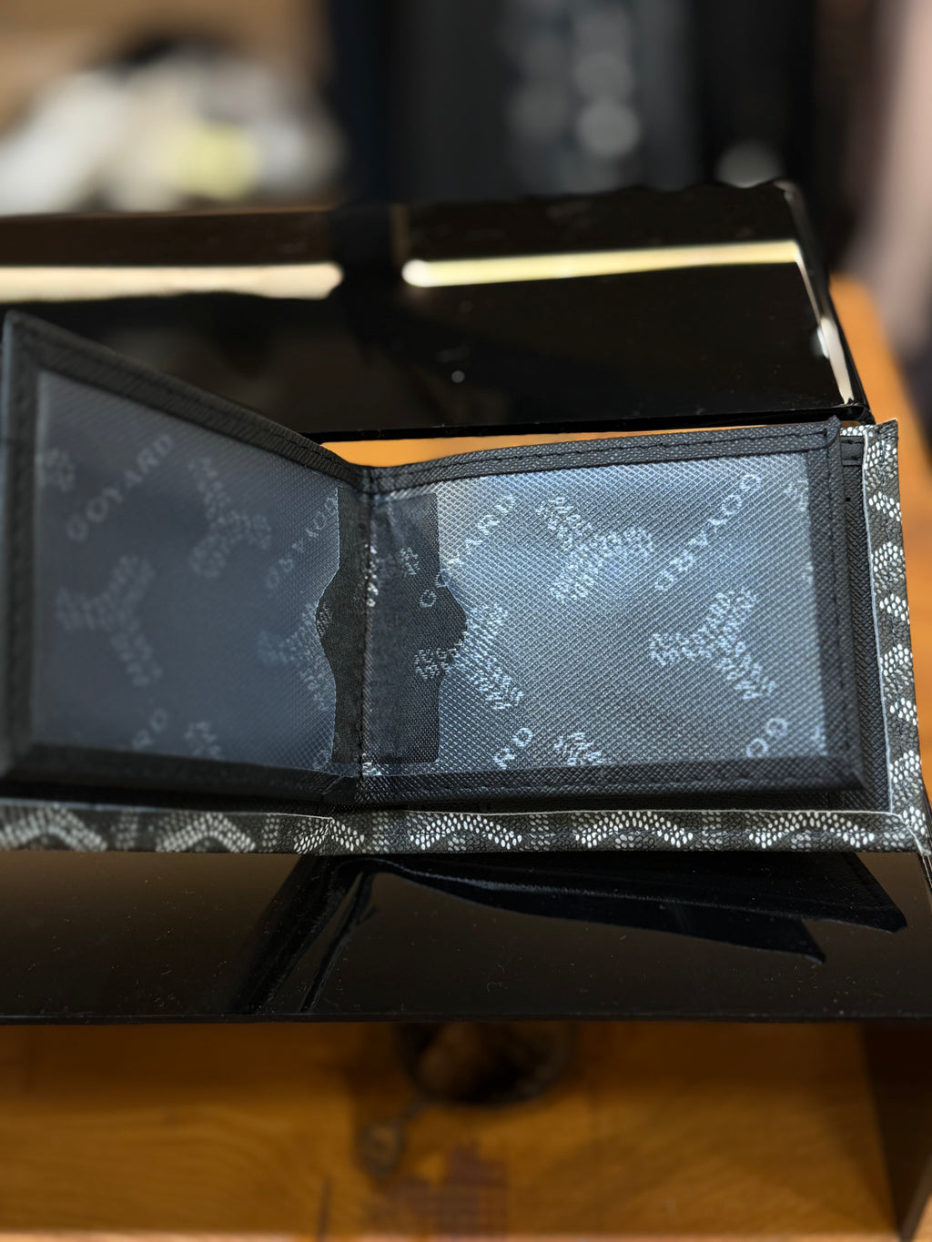 GOYARD πορτοφόλι καρτοθήκη  μαύρο-γκρι    CVG 108