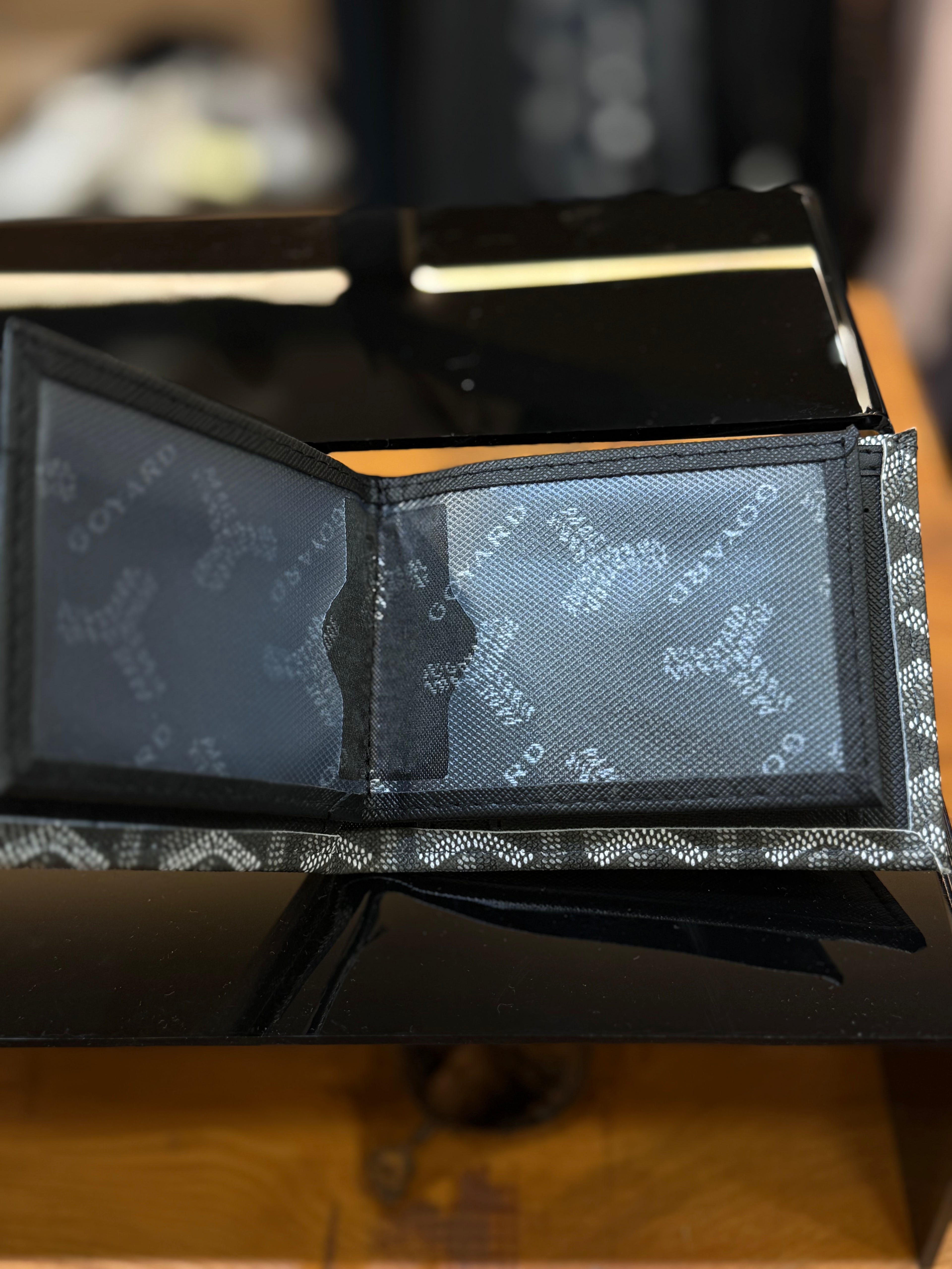 GOYARD πορτοφόλι καρτοθήκη  μαύρο-γκρι    CVG 108