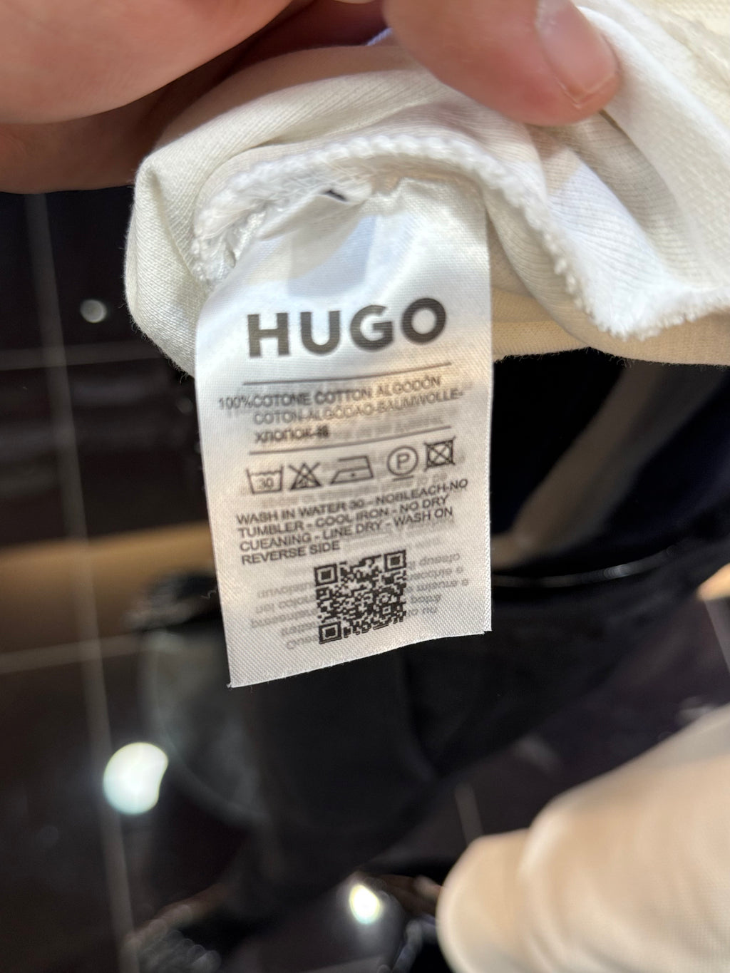 HUGO zipper λευκό WIJ 30