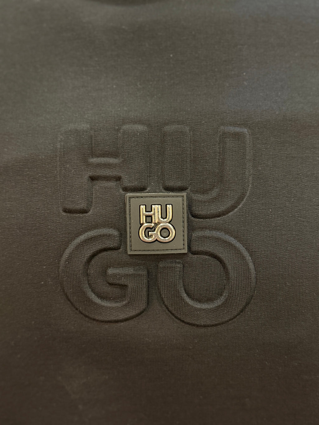 HUGO Φούτερ μαύρο RD855