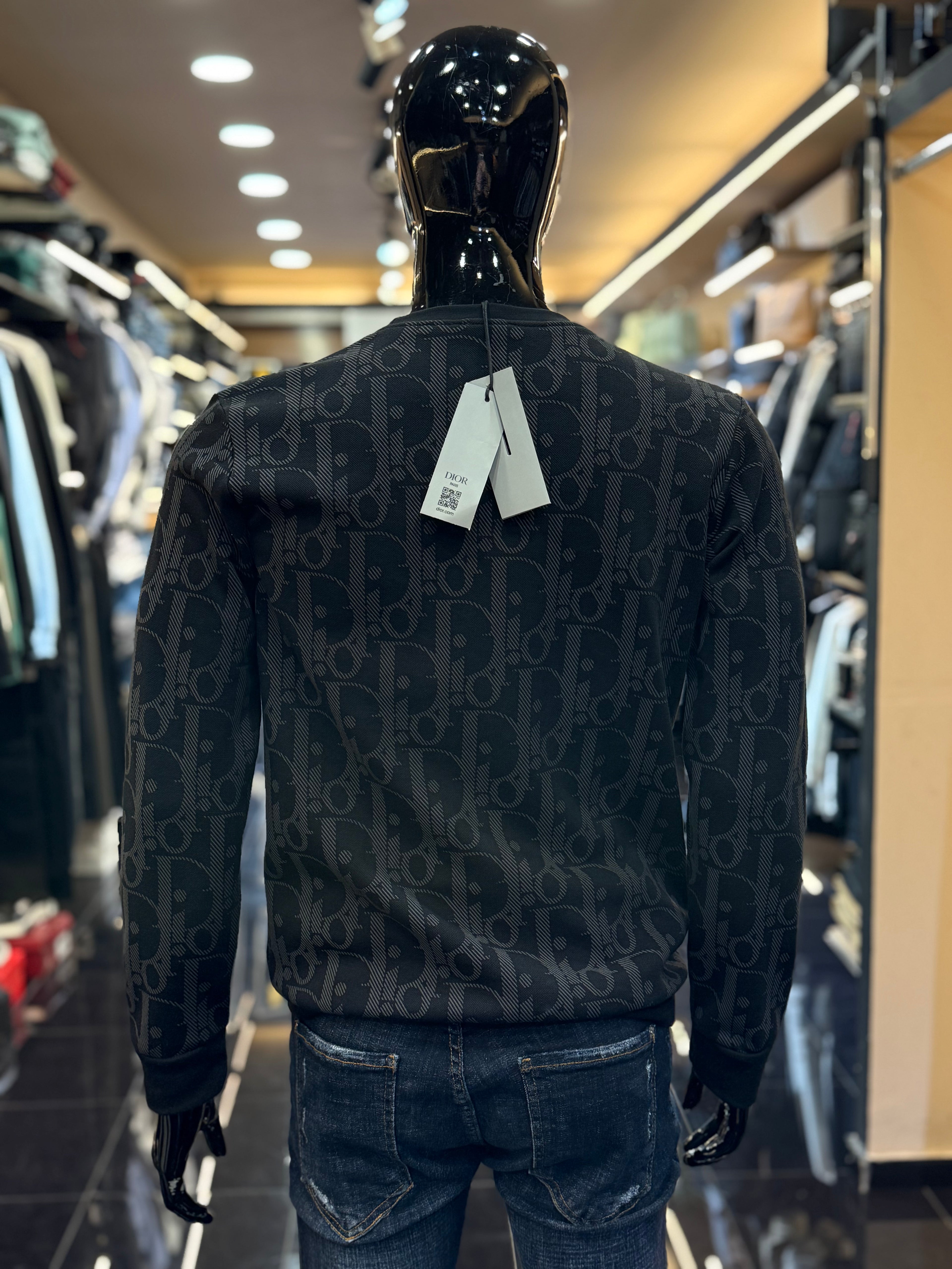 DIOR Φούτερ μαύρο  RD890