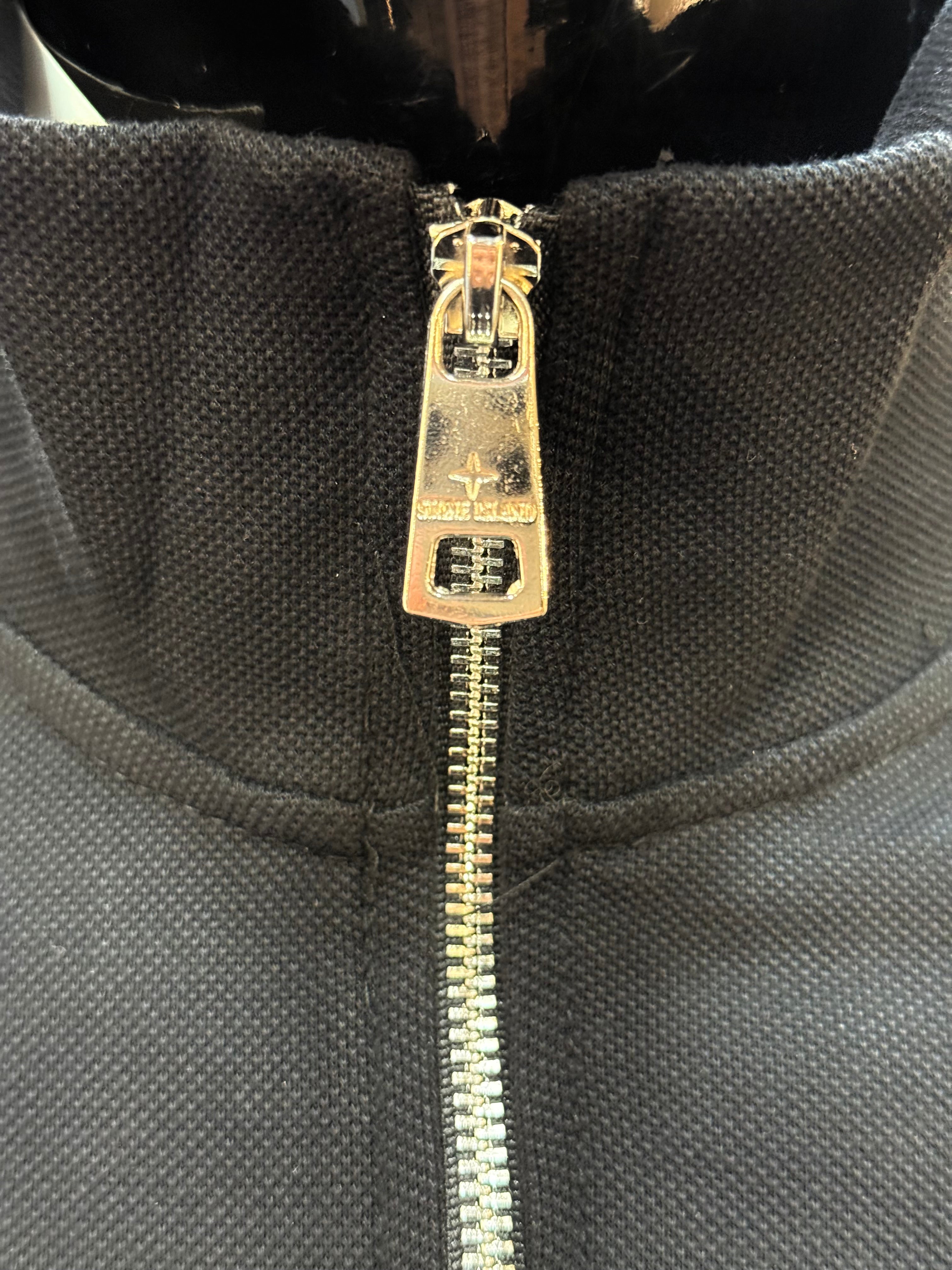STONE ISLAND zipper μαύρο WIJ 39