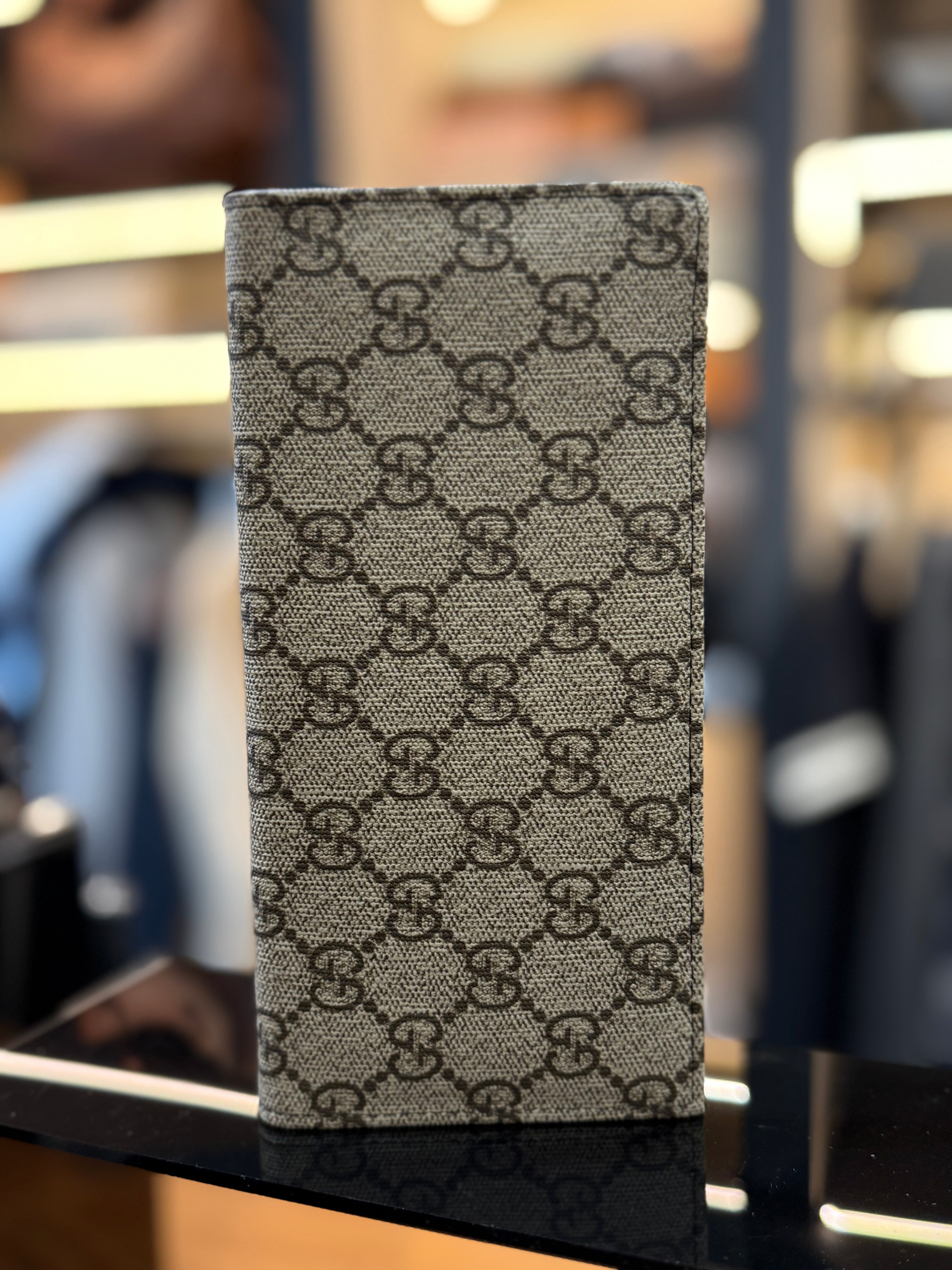 GUCCI πορτοφόλι - κινητό - καρτοθήκη  καφέ    CVG 91