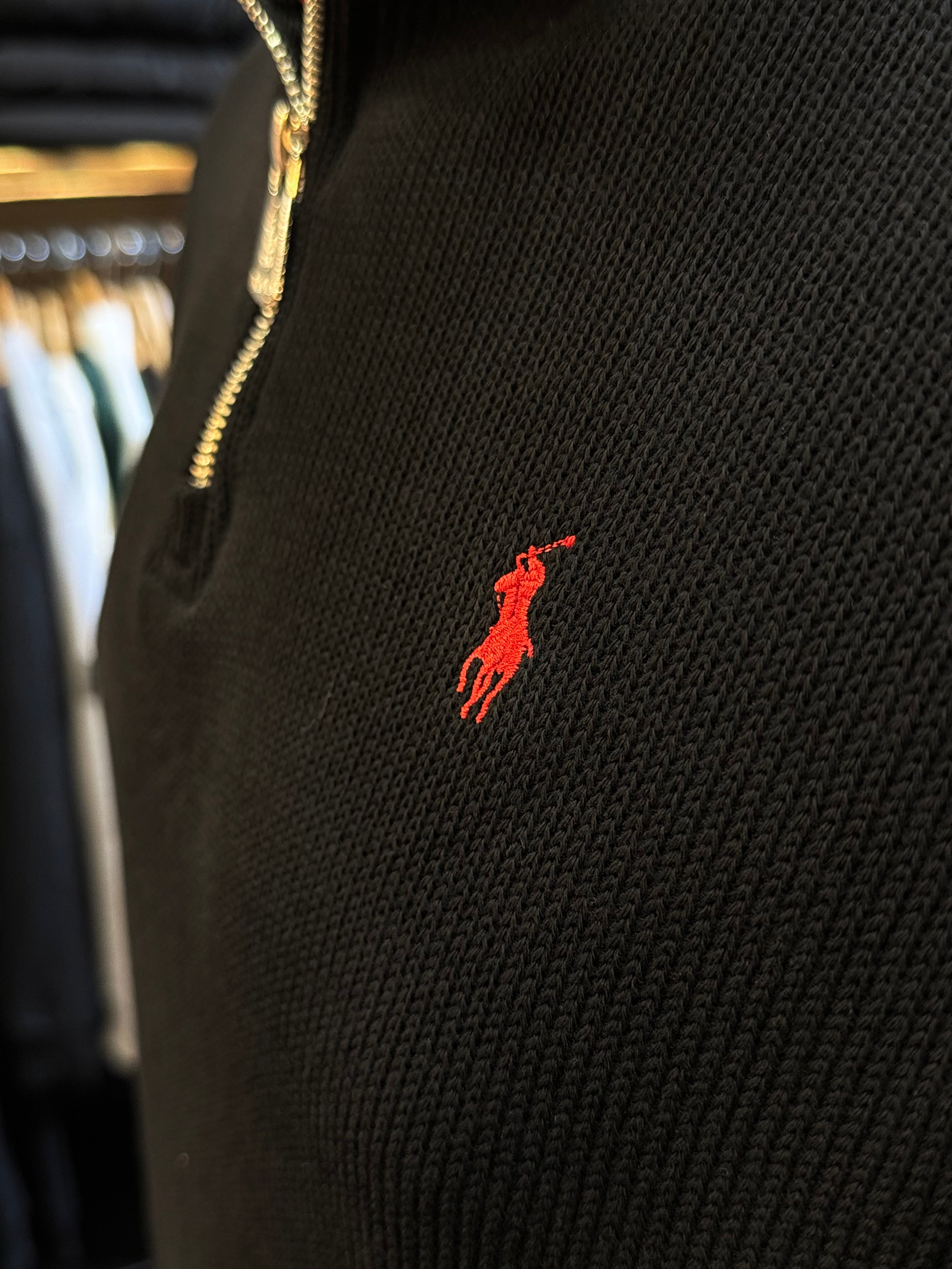 POLO zipper μαύρο  WIJ 202