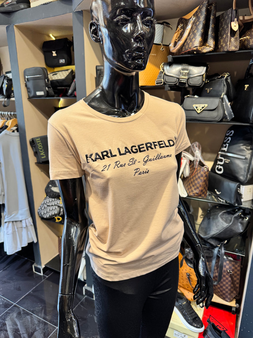 KARL LAGERFELD T-SHIRT ΜΠΕΖ  N-018