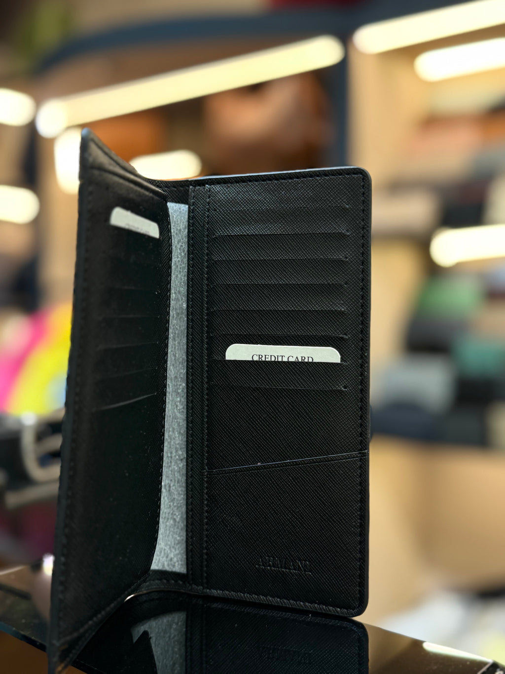 ARMANI πορτοφόλι - κινητό - καρτοθήκη  μαύρο  CVG 99