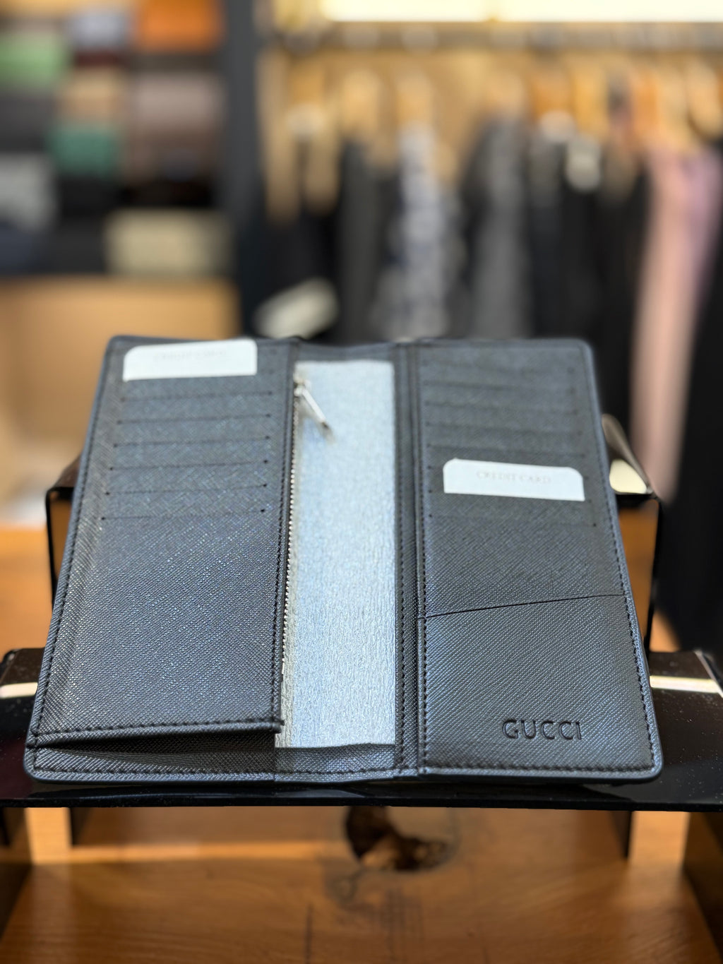 GUCCI πορτοφόλι - κινητό - καρτοθήκη  μαύρο   CVG 90