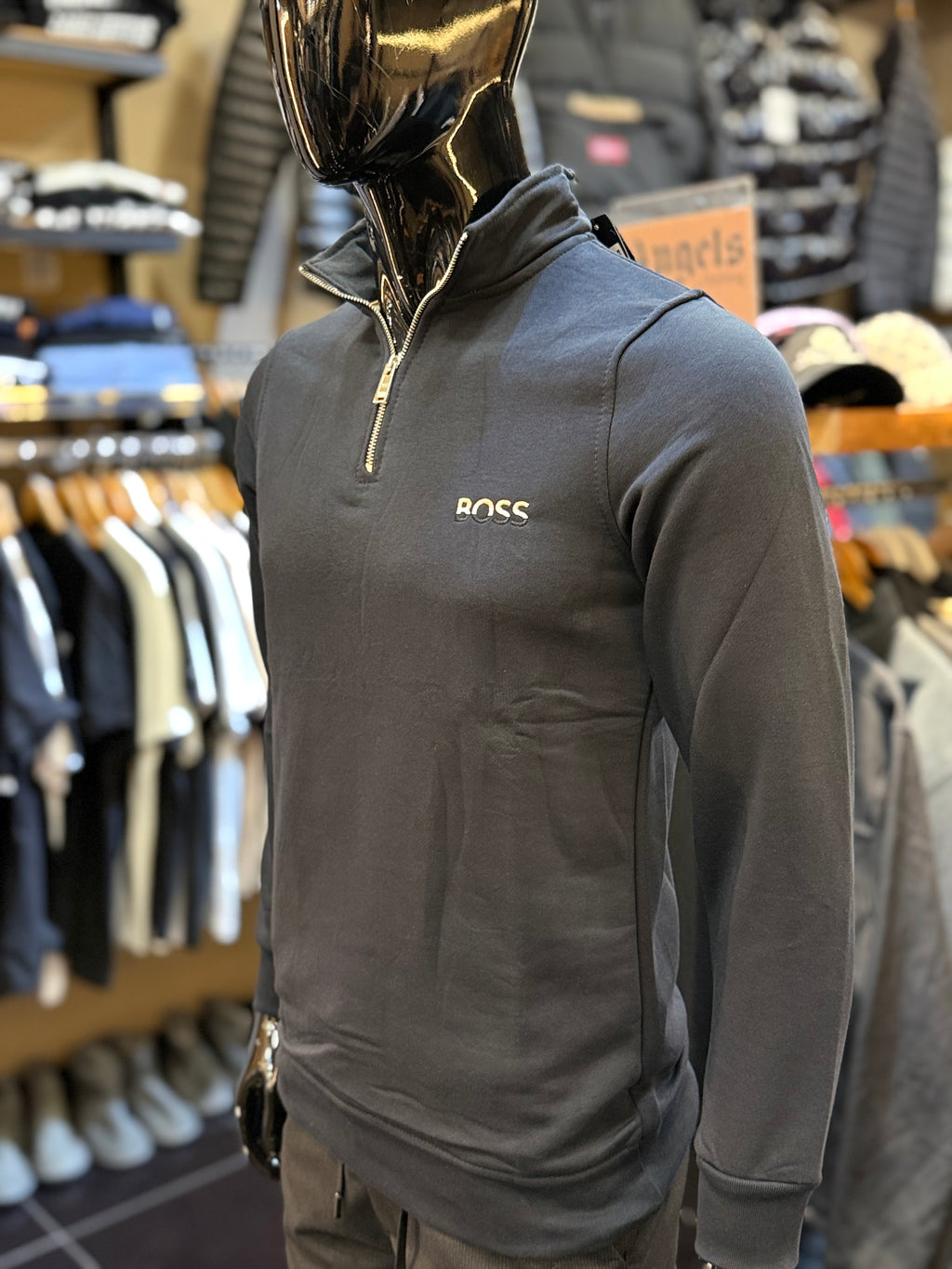 BOSS zipper μπλε WIJ 36