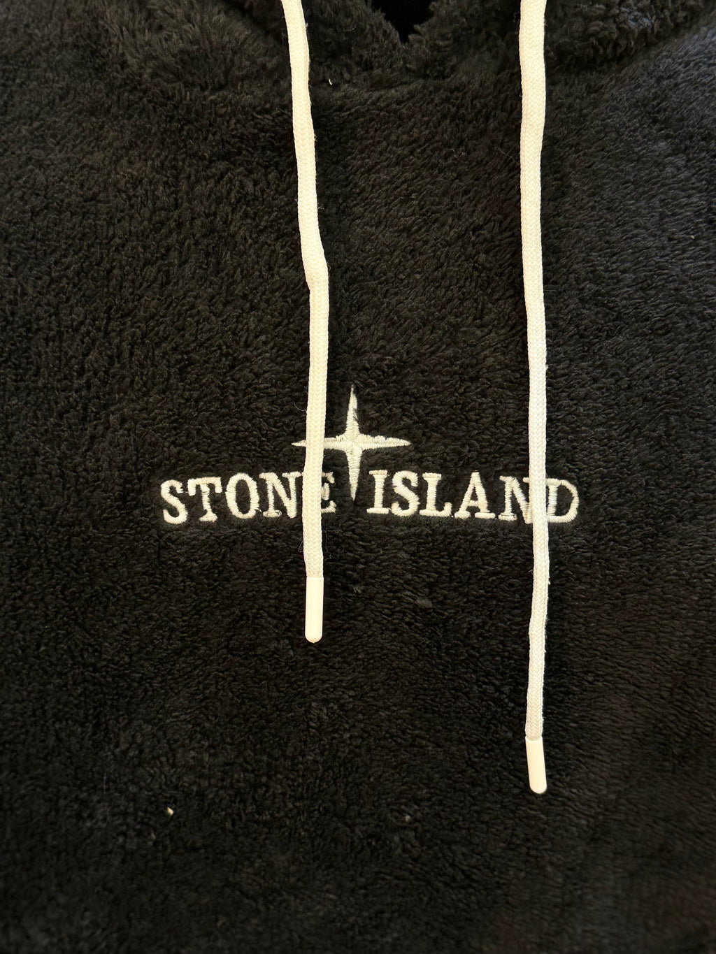 STONE ISLAND Φούτερ( πρόβατο ) μαύρο  RR 722