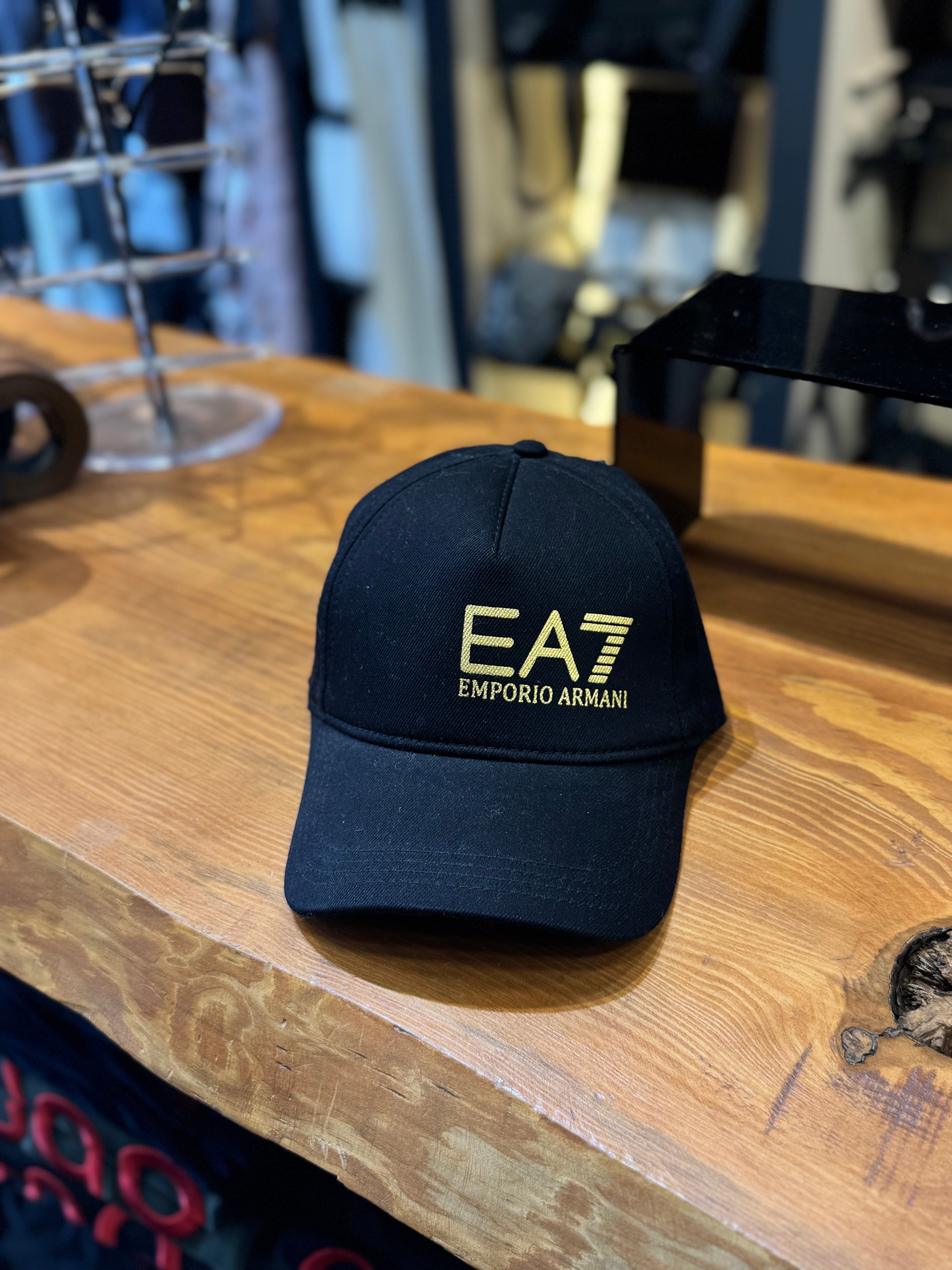 ARMANI EA7 HAT  BLACK Z-12