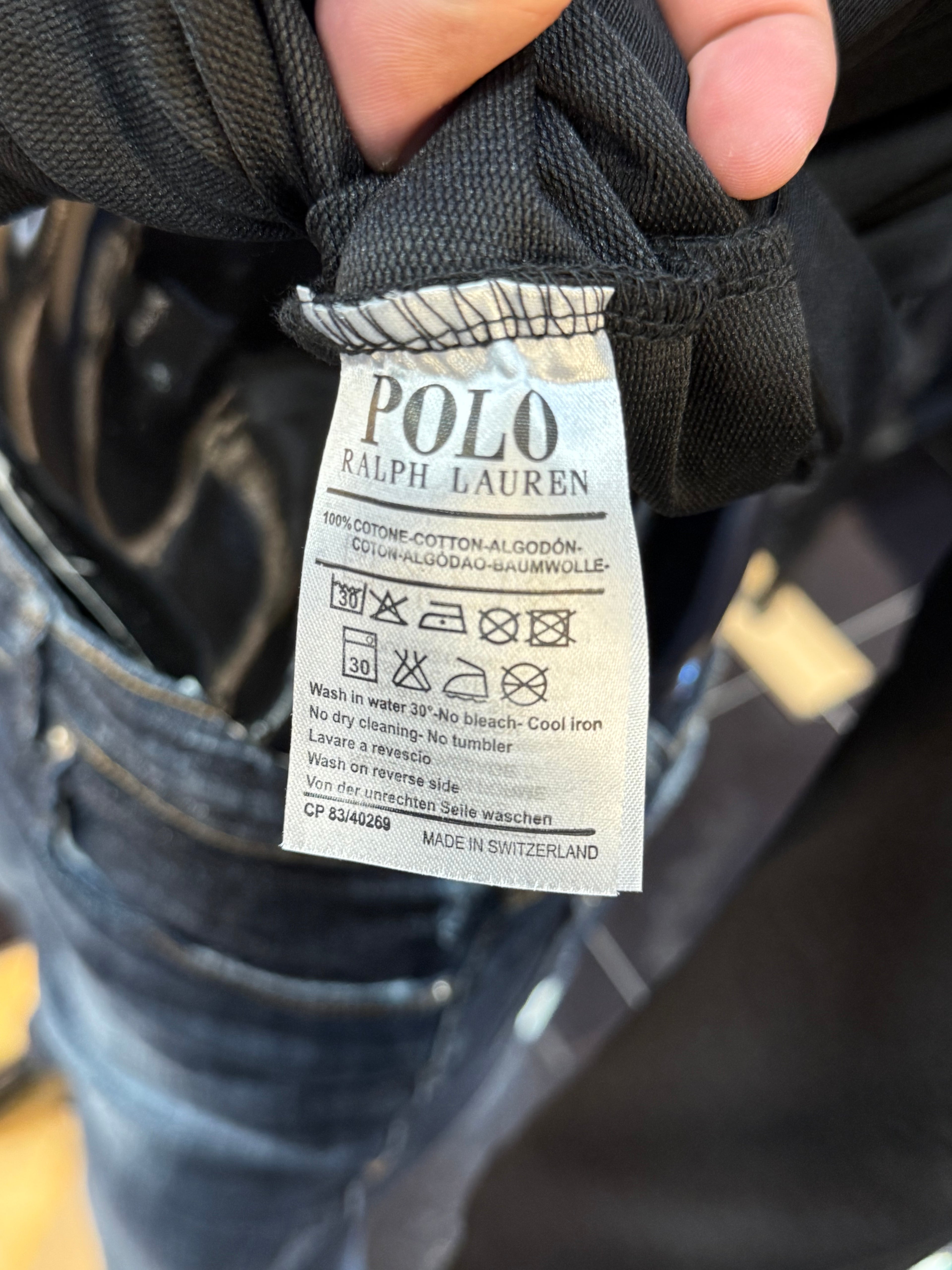 Polo Φούτερ μαύρο  RD881