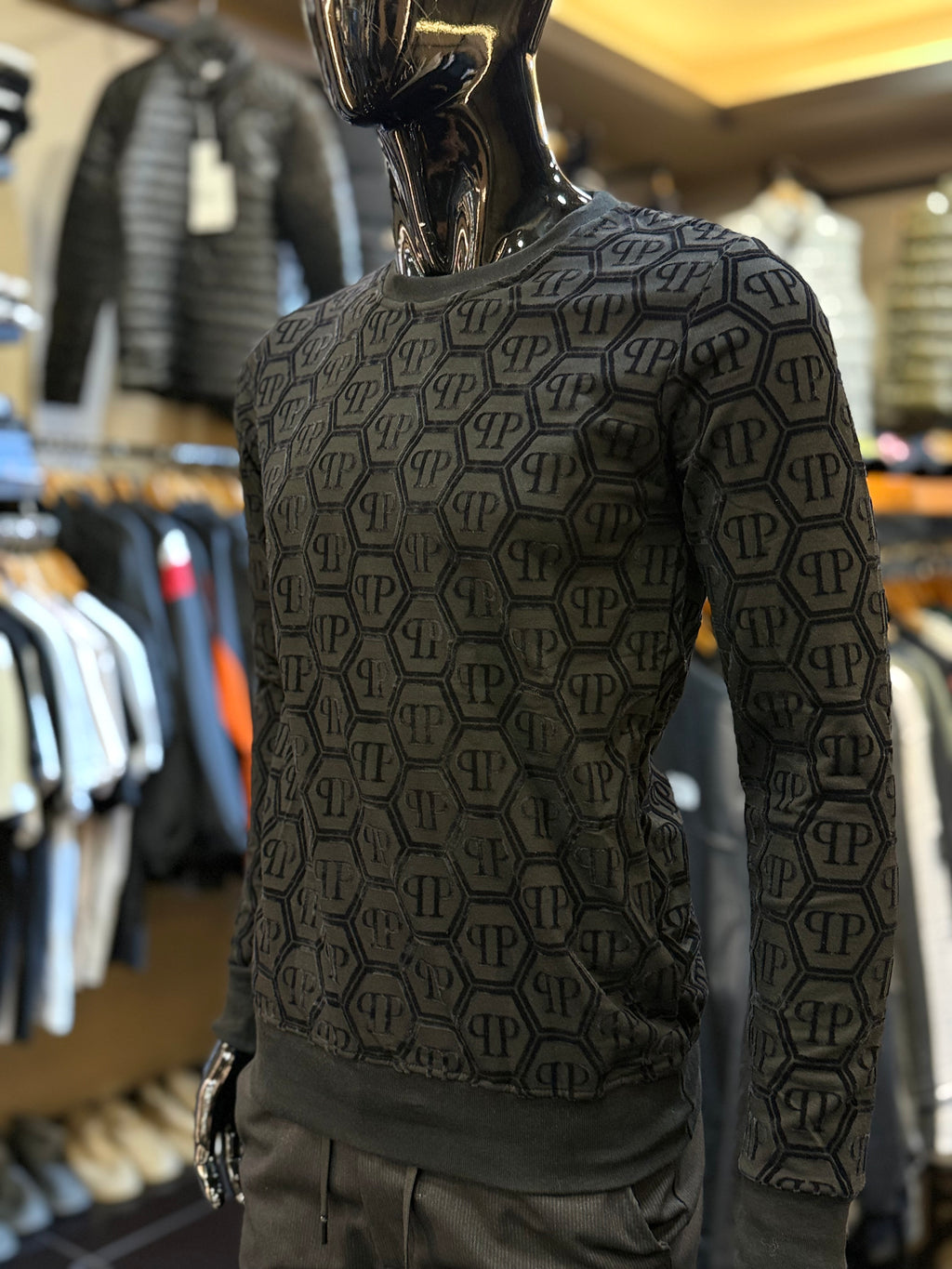 PHILIPP PLEIN  Φούτερ μαύρο  RD883