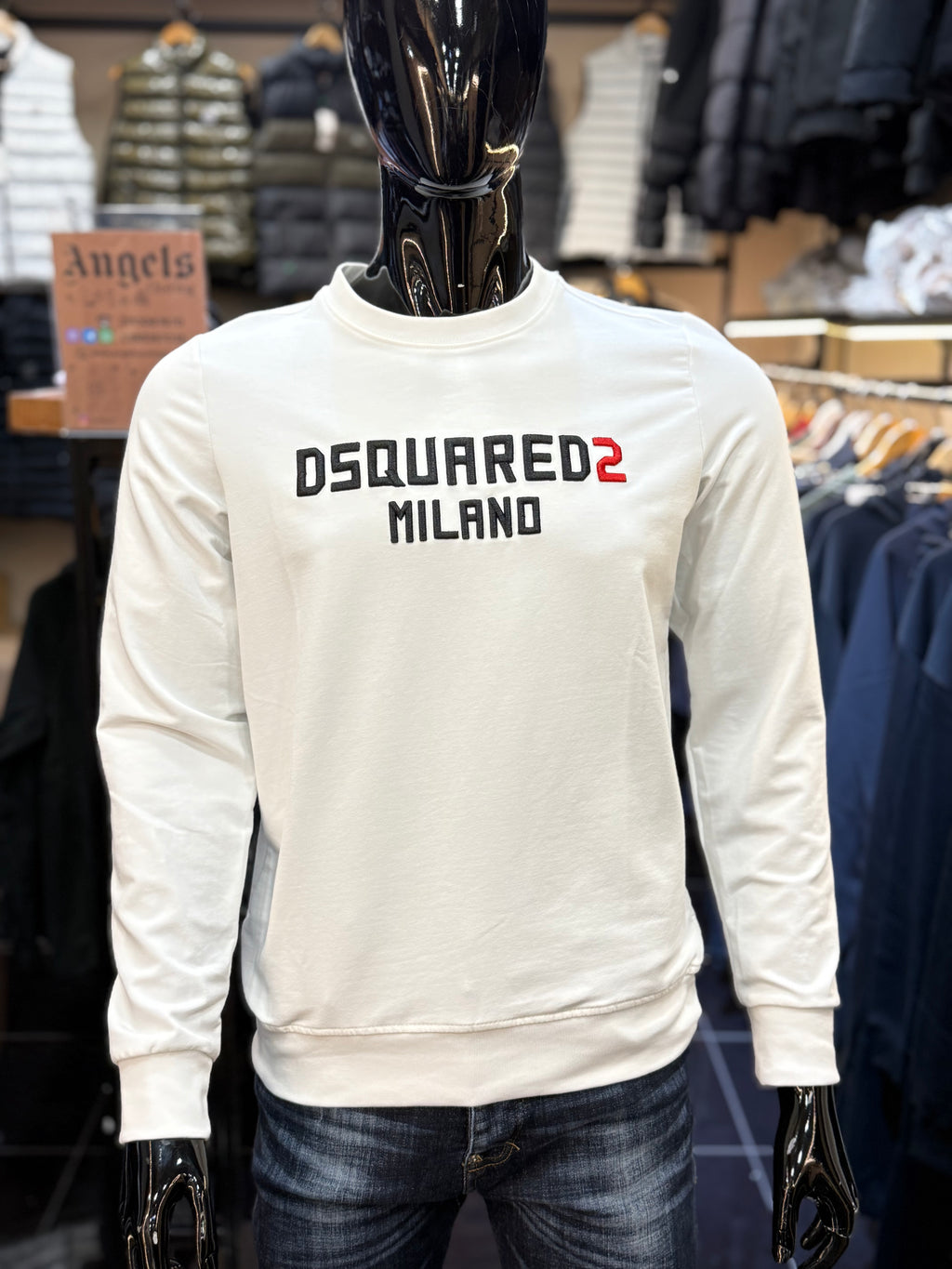 Dsquared2  Φούτερ λευκό   RD875