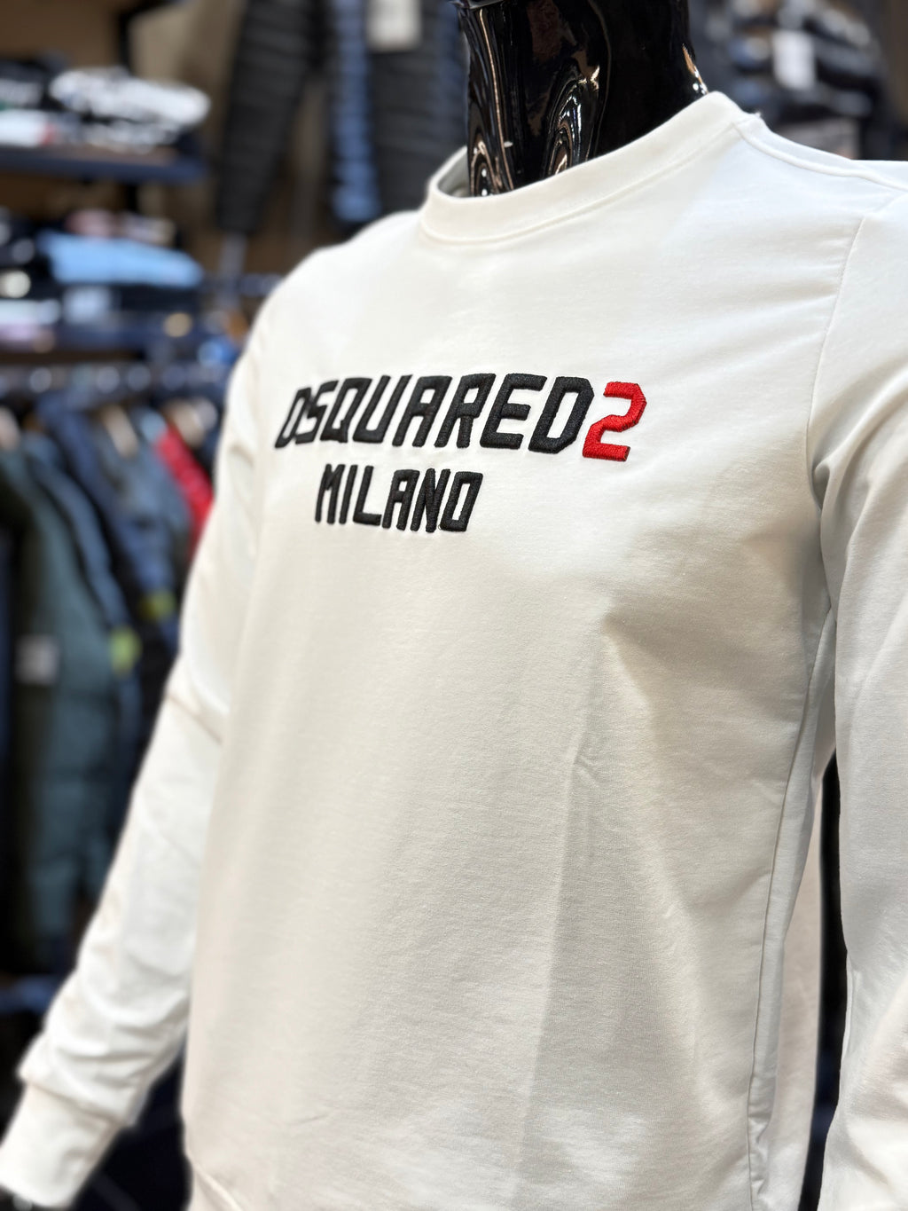 Dsquared2  Φούτερ λευκό   RD875