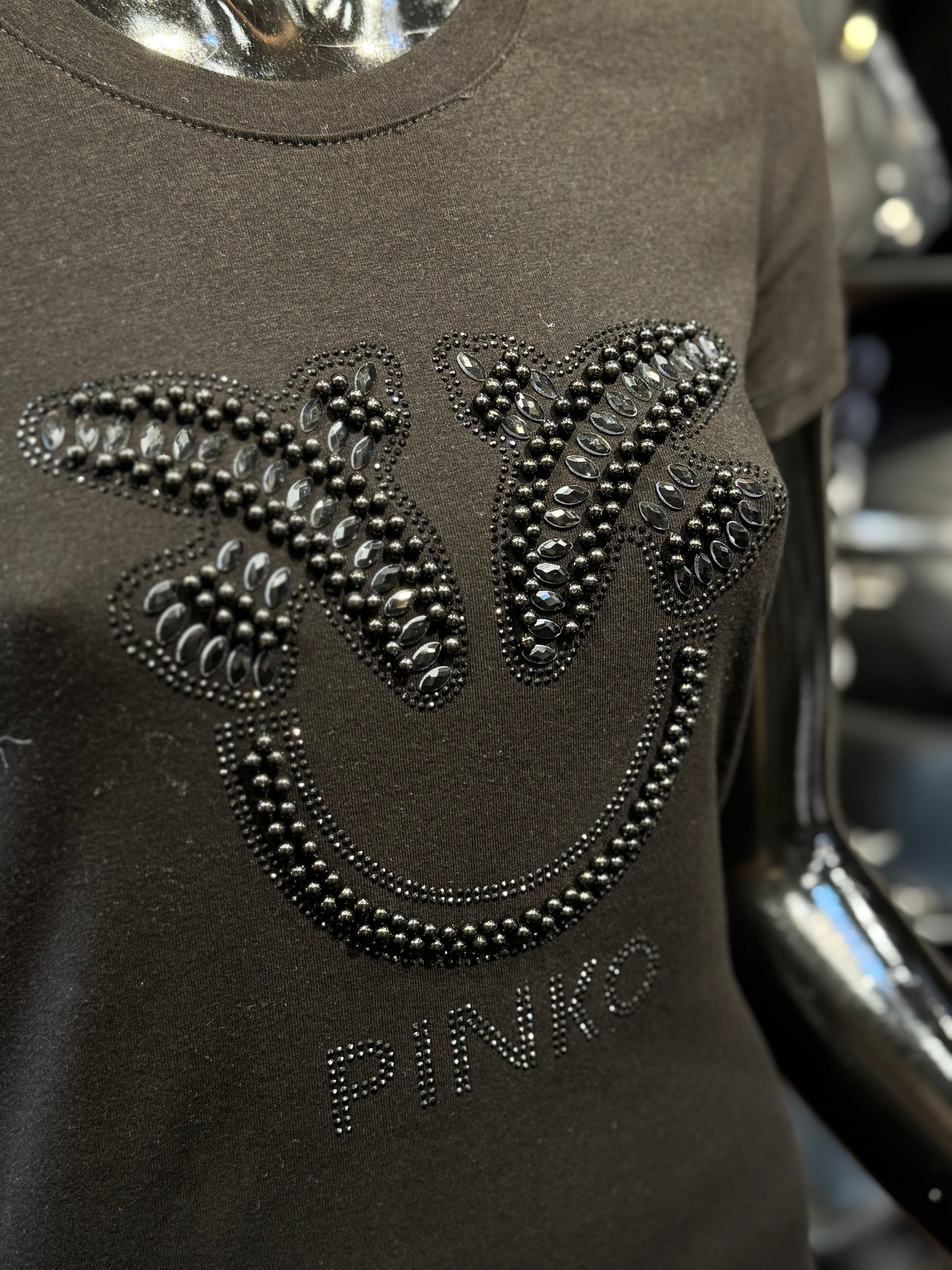 PINKO T-SHIRT ΜΑΥΡΟ N-021