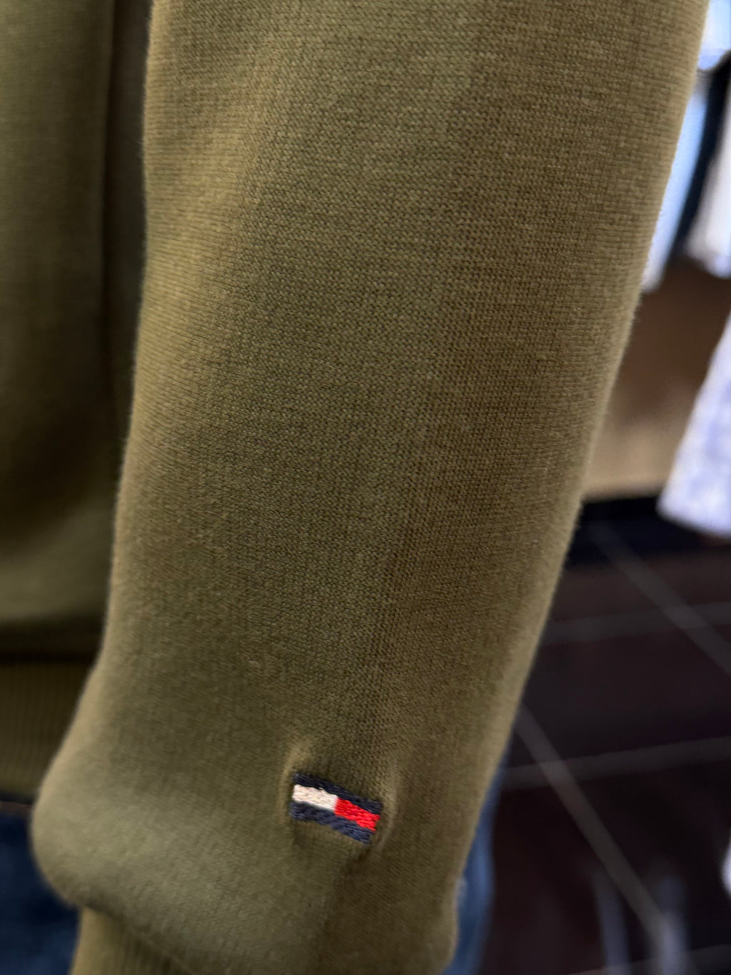 TOMMY HILFIGER  Φούτερ χακί RR 711
