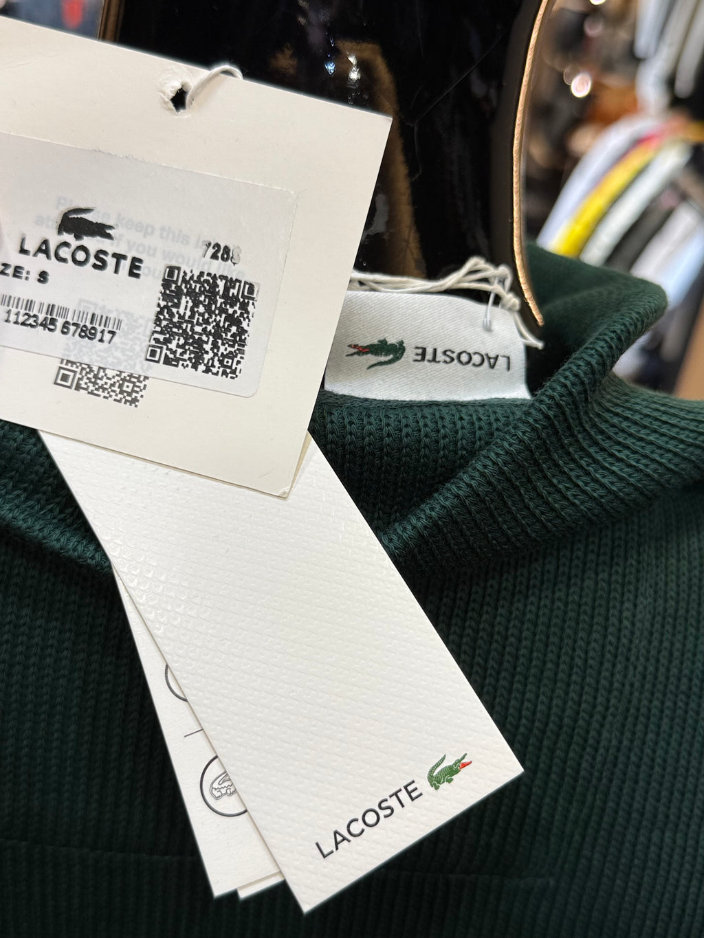 LACOSTE zipper πράσινο WIJ 40