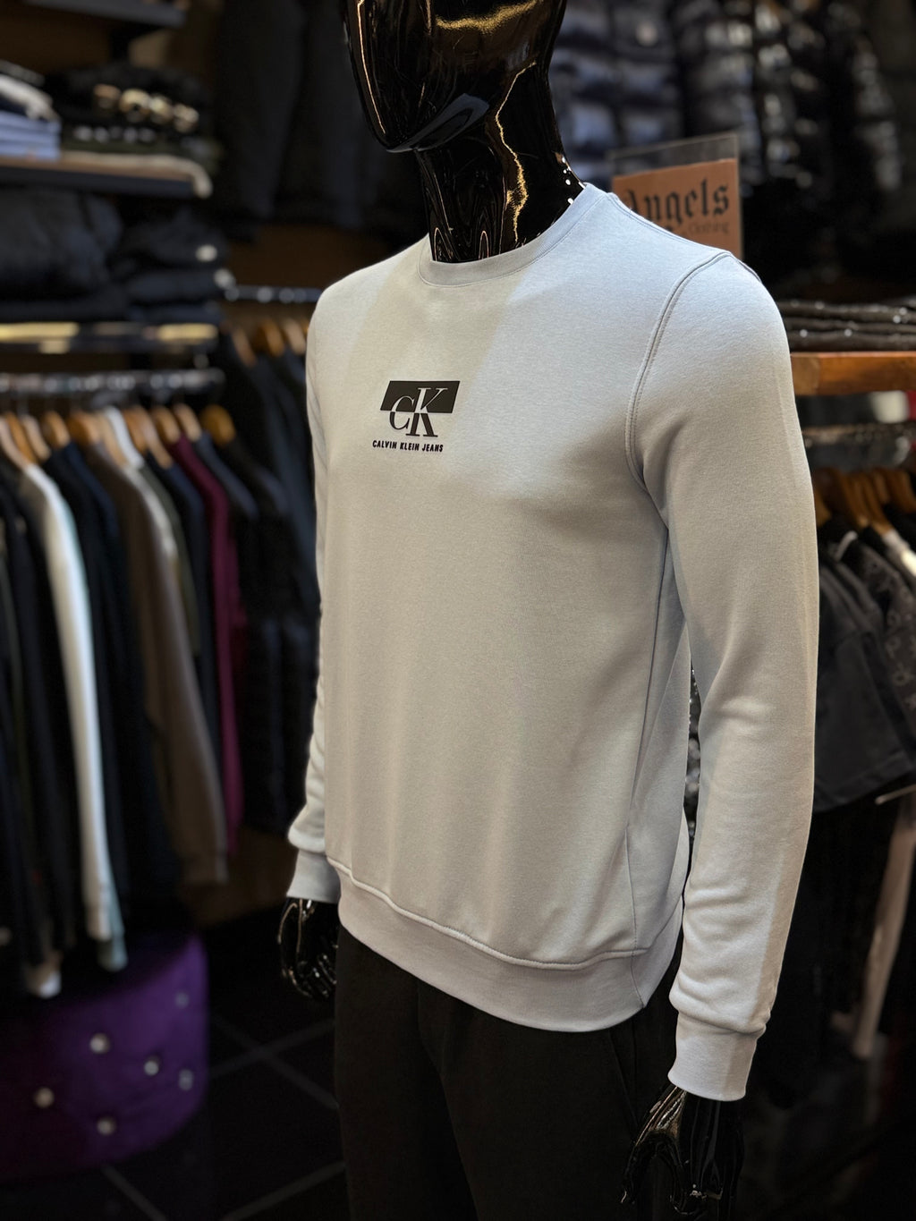 CALVIN KLEIN  Φούτερ baby blue RD891