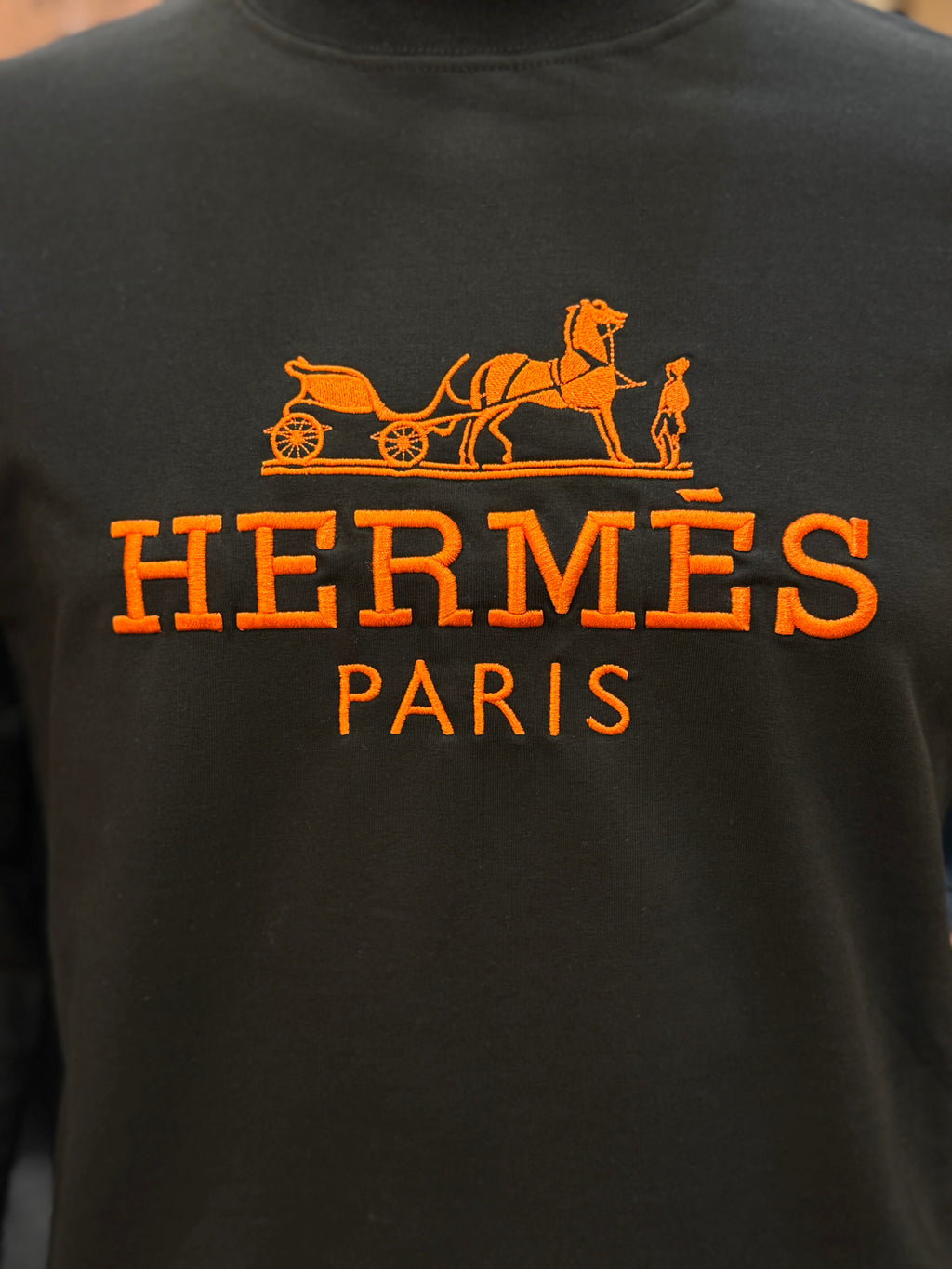 Hermes Φούτερ μαύρο  RD880