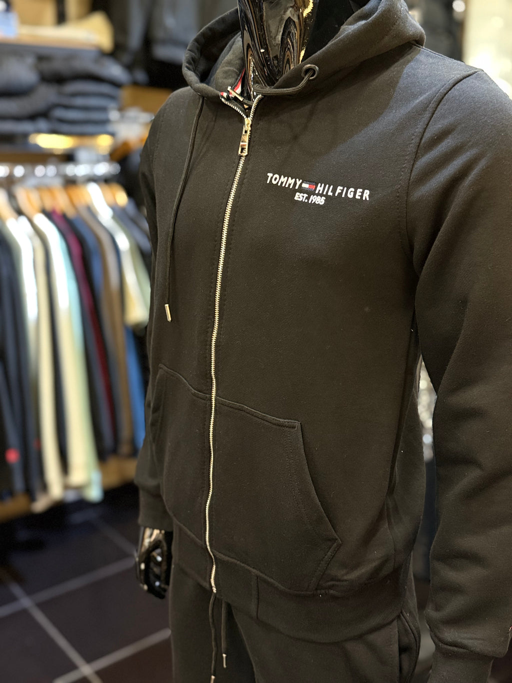 TOMMY HILFIGER track suit μαύρο   FG 29