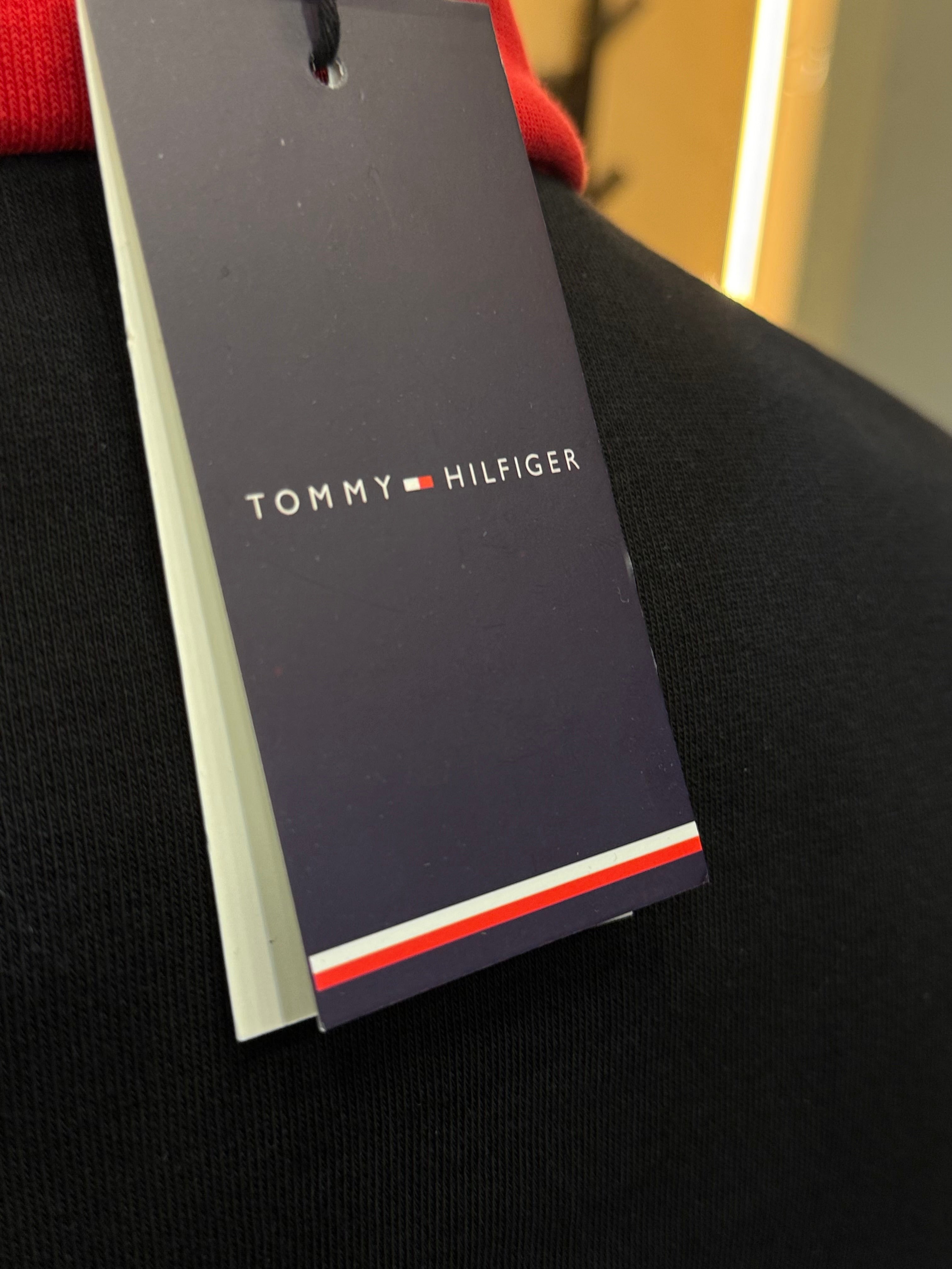 TOMMY HILFIGER zipper μαύρο-κόκκινο  WIJ 31