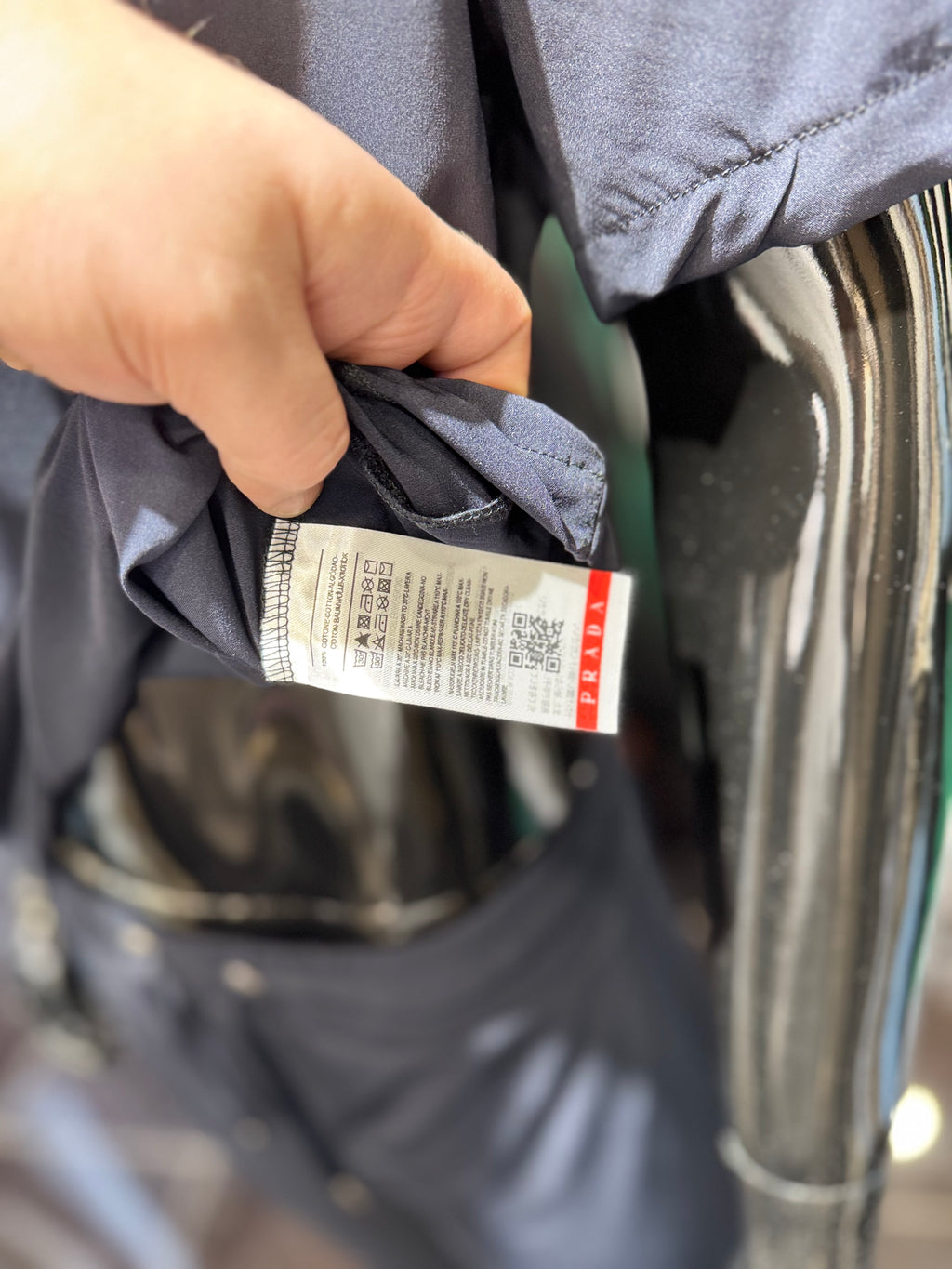 PRADA SET ΜΠΛΕ ΣΚΟΥΡΟ G-040