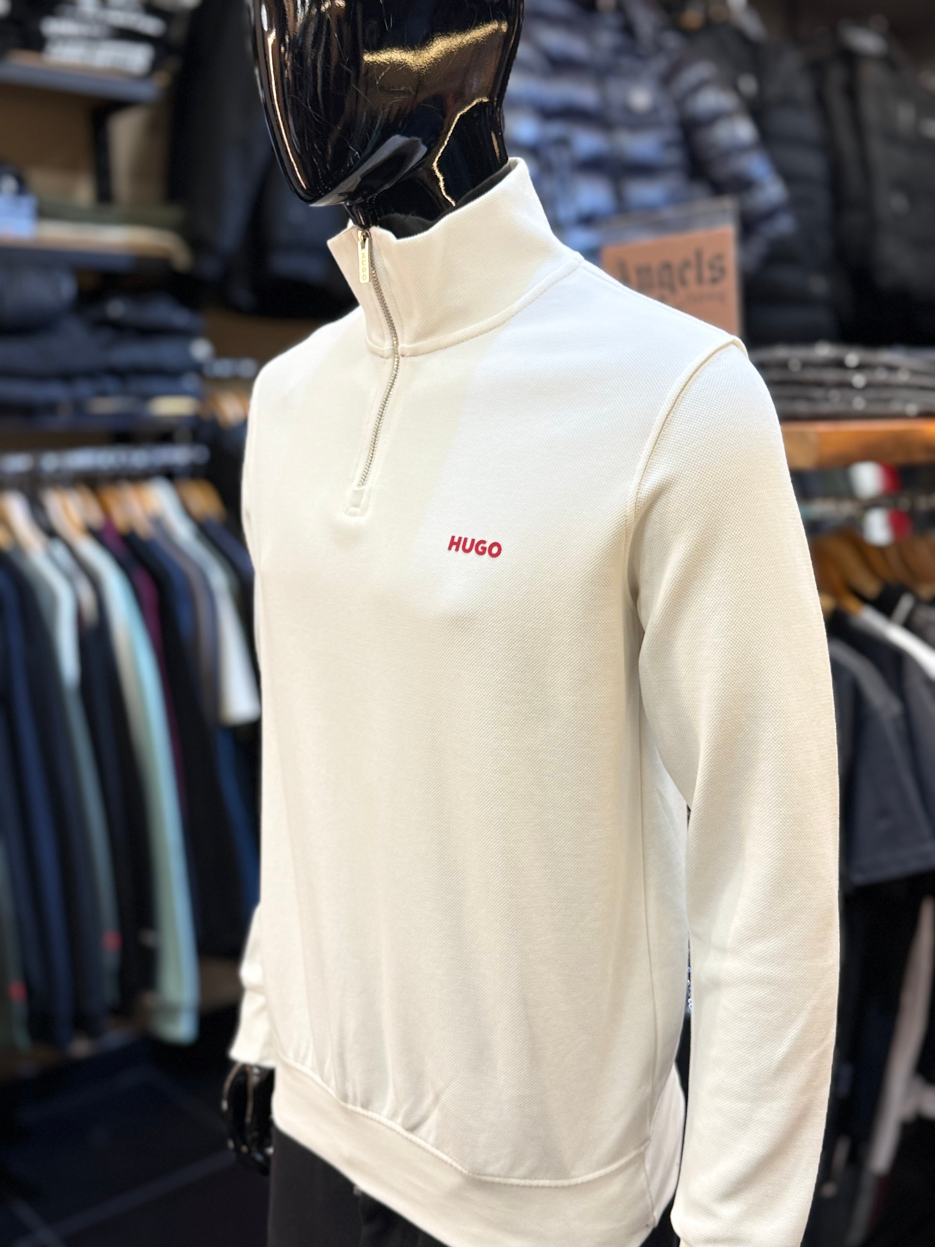 HUGO zipper λευκό WIJ 30