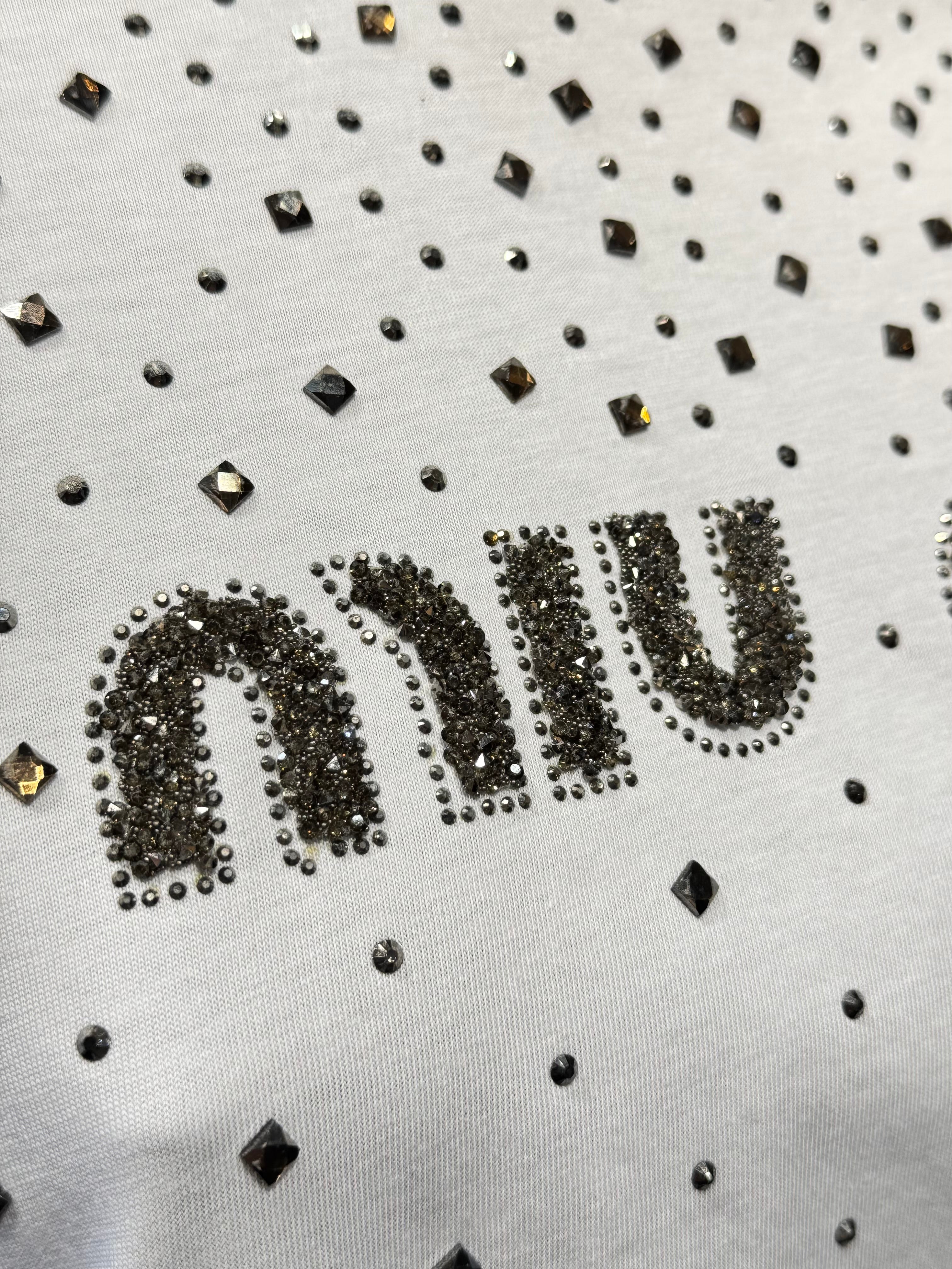MIU MIU T-SHIRT ΛΕΥΚΟ N-011