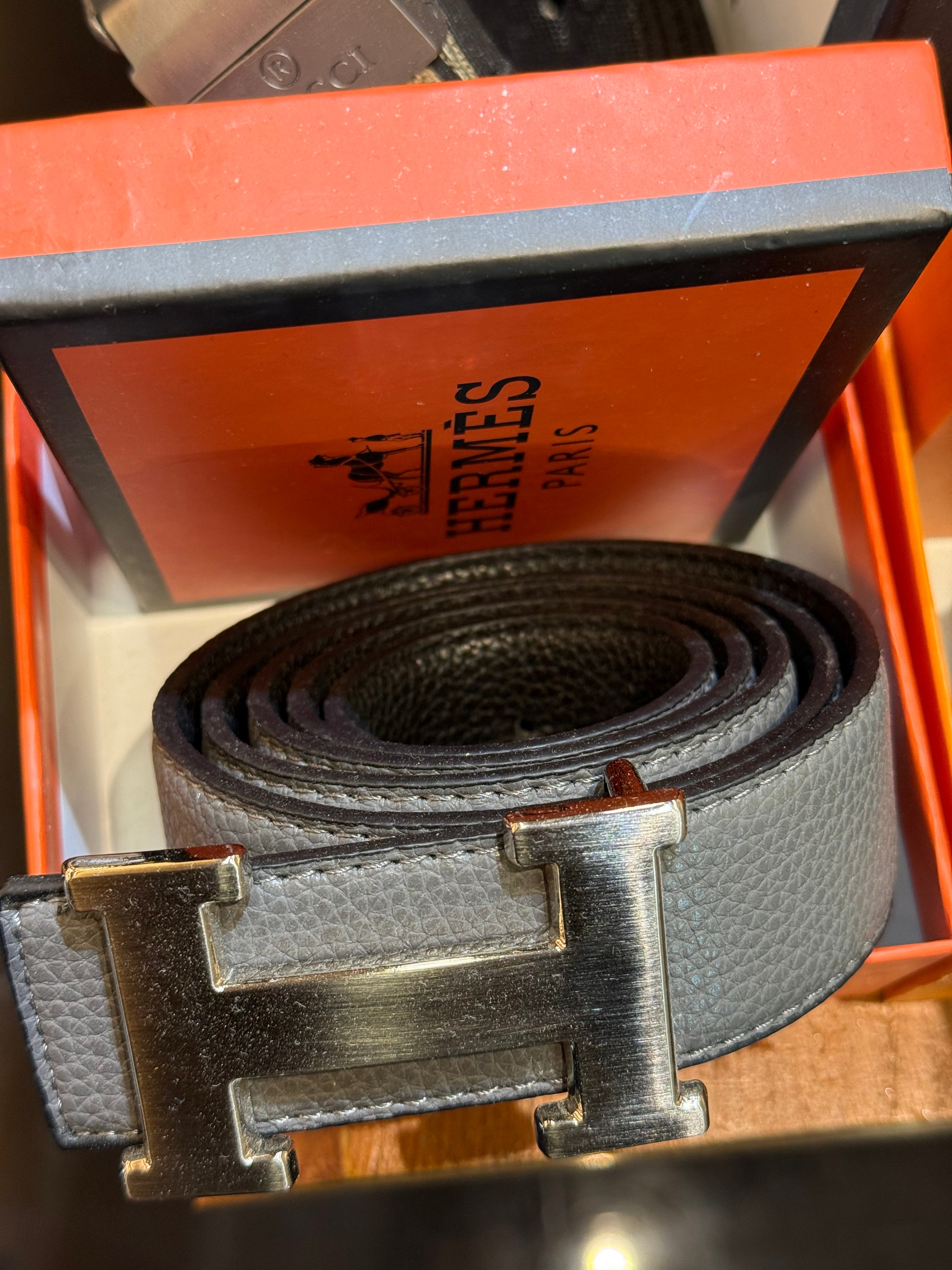 HERMES ΖΩΝΗ ΓΚΡΙ-ΜΑΥΡΟ C-34