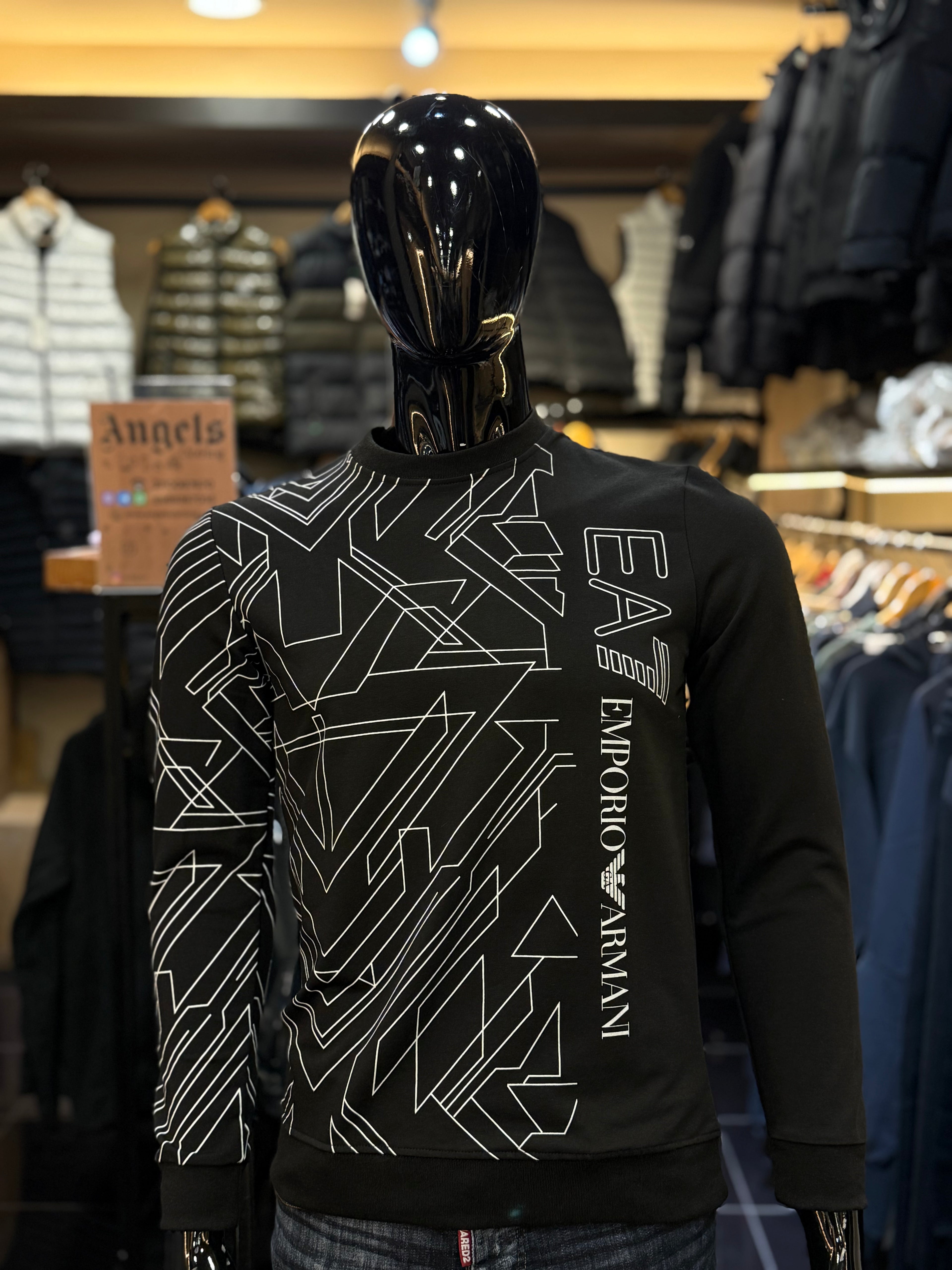 EA7 Φούτερ μαύρο  RD871