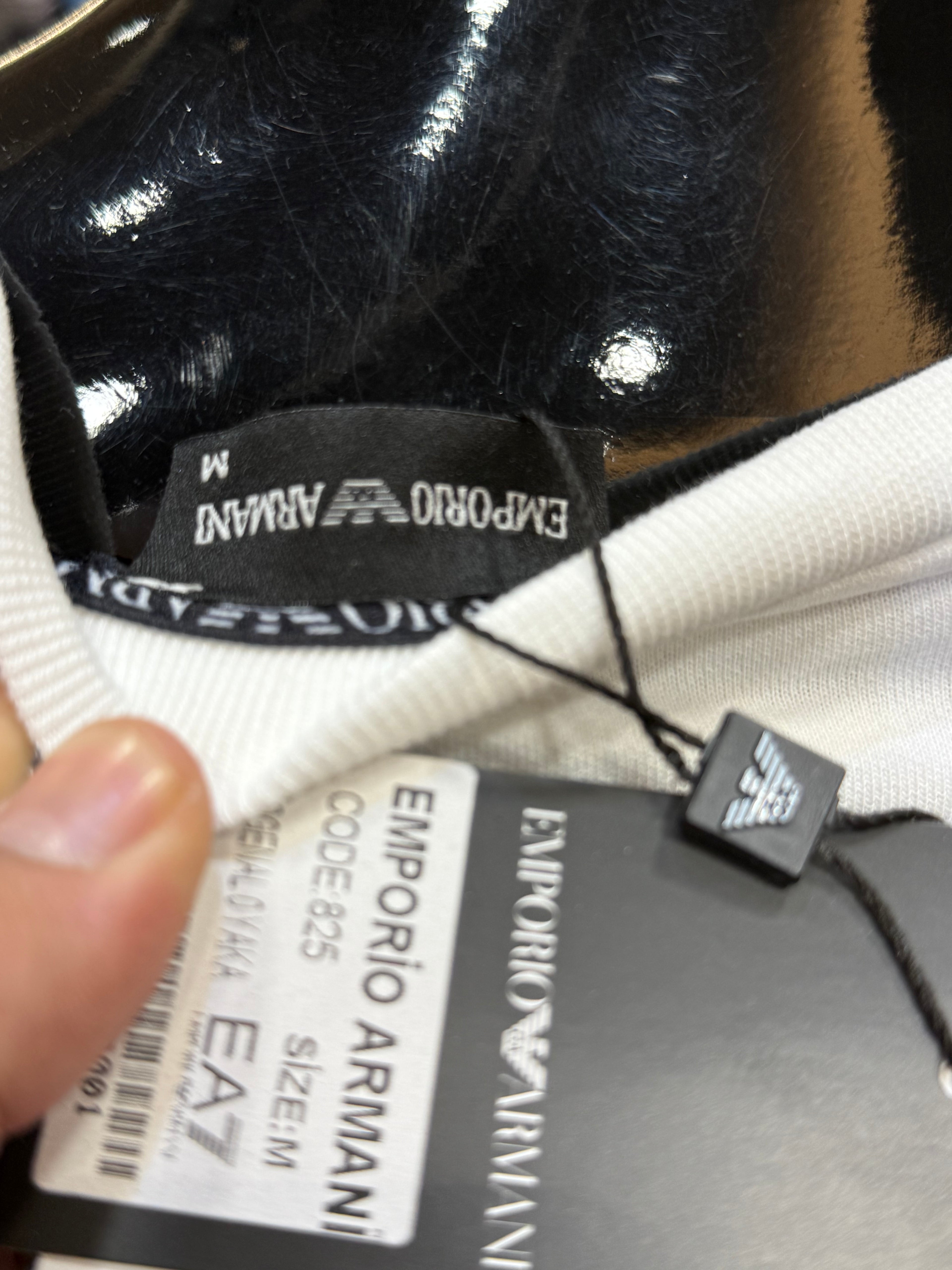 EA7 Φούτερ λευκό RD850