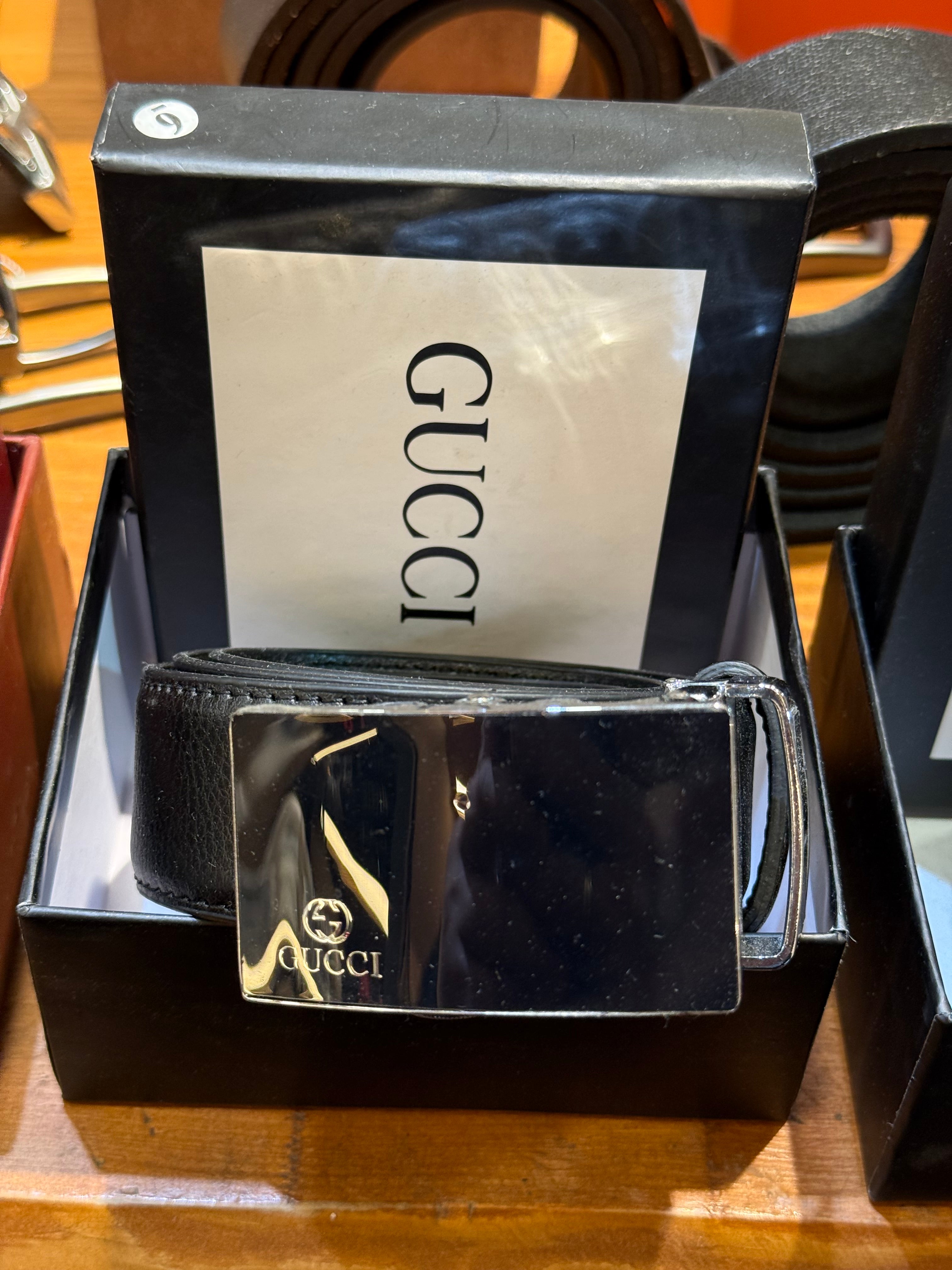 GUCCI ΖΩΝΗ ΜΑΥΡΗ C-46