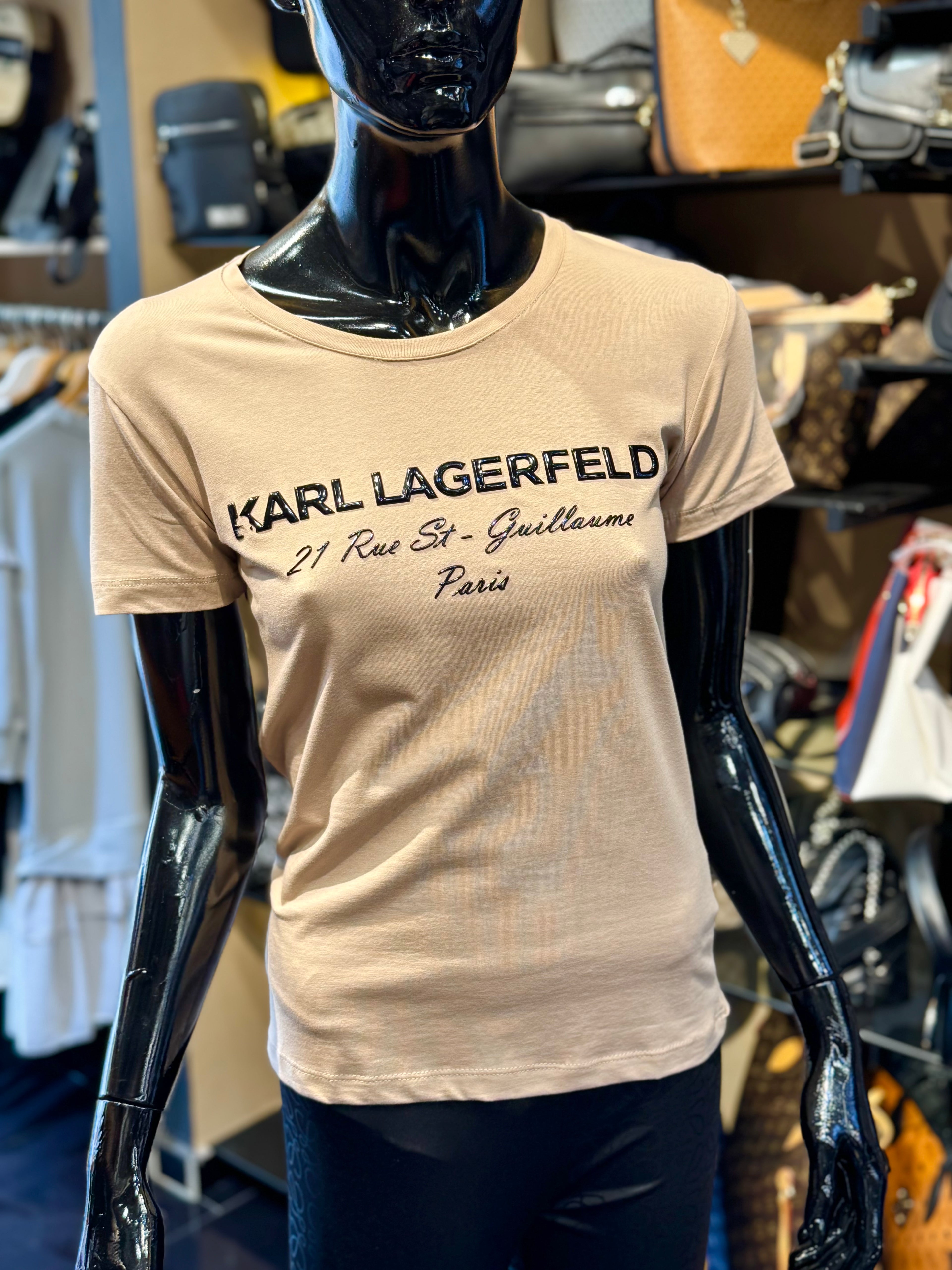 KARL LAGERFELD T-SHIRT ΜΠΕΖ  N-018