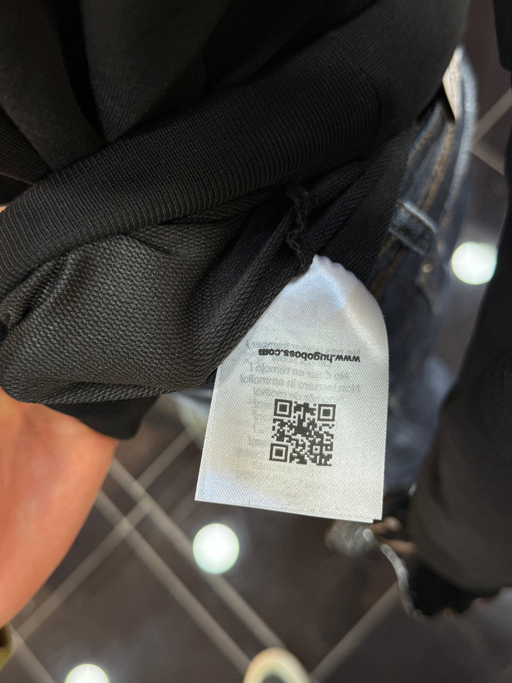 HUGO Φούτερ μαύρο RD892