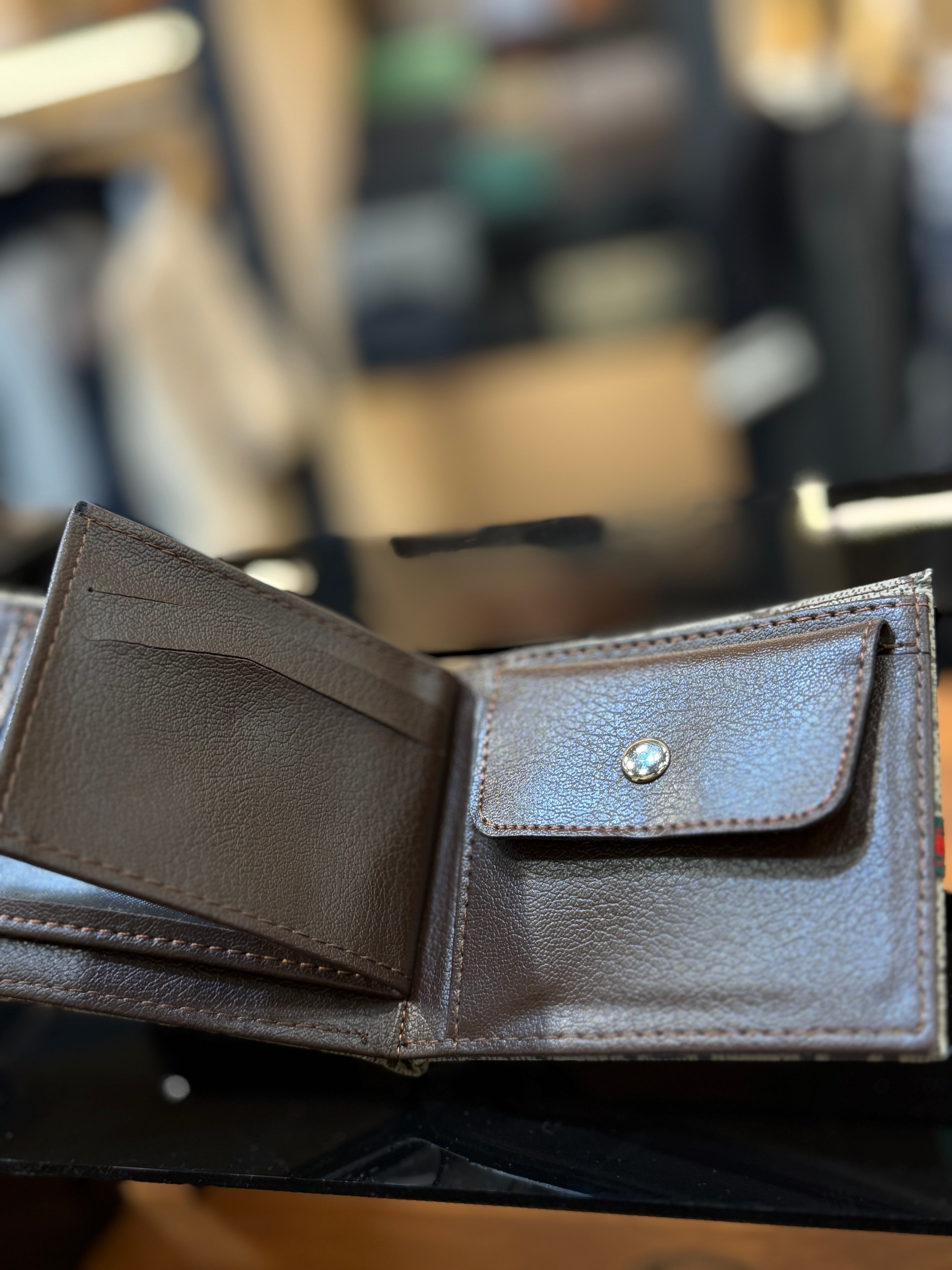 GUCCI πορτοφόλι καρτοθήκη  καφέ  CVG 113