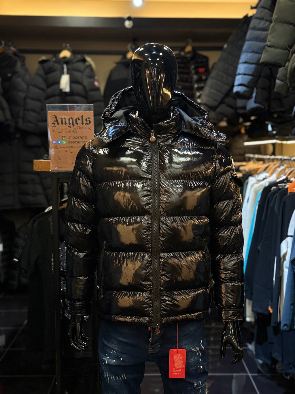 MONCLER MAGIA μαύρο glossy VJ- 728