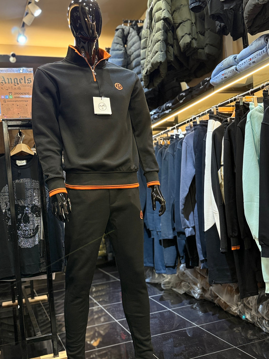 HERMES track suit μαύρο FG 20