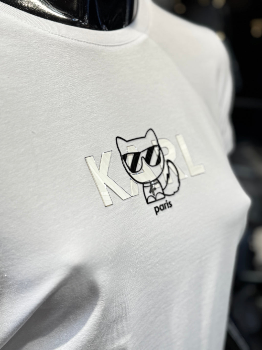 KARL LAGERFELD T-SHIRT ΛΕΥΚΟ  N-017