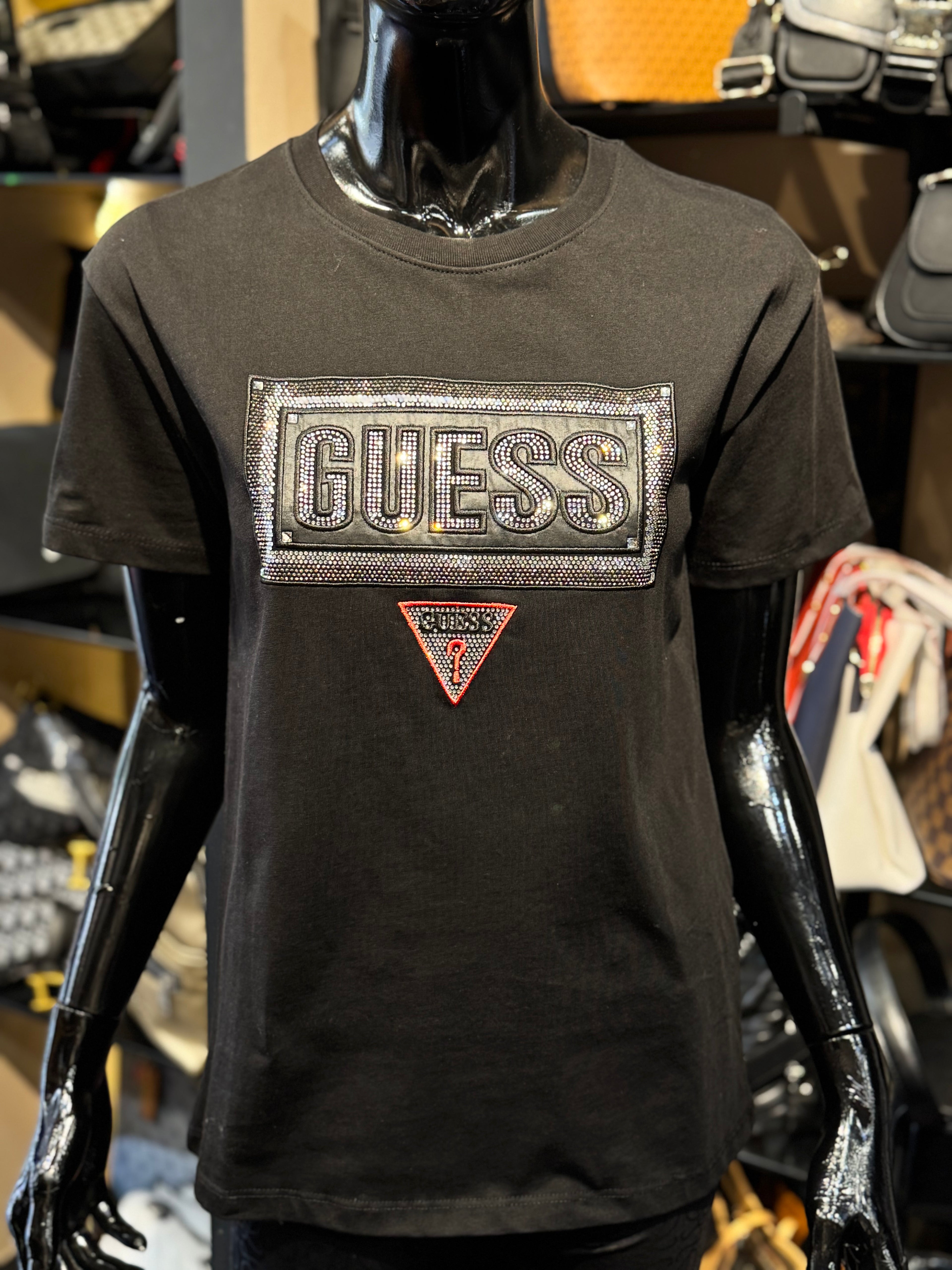 GUESS T-SHIRT ΜΑΥΡΟ  N-019