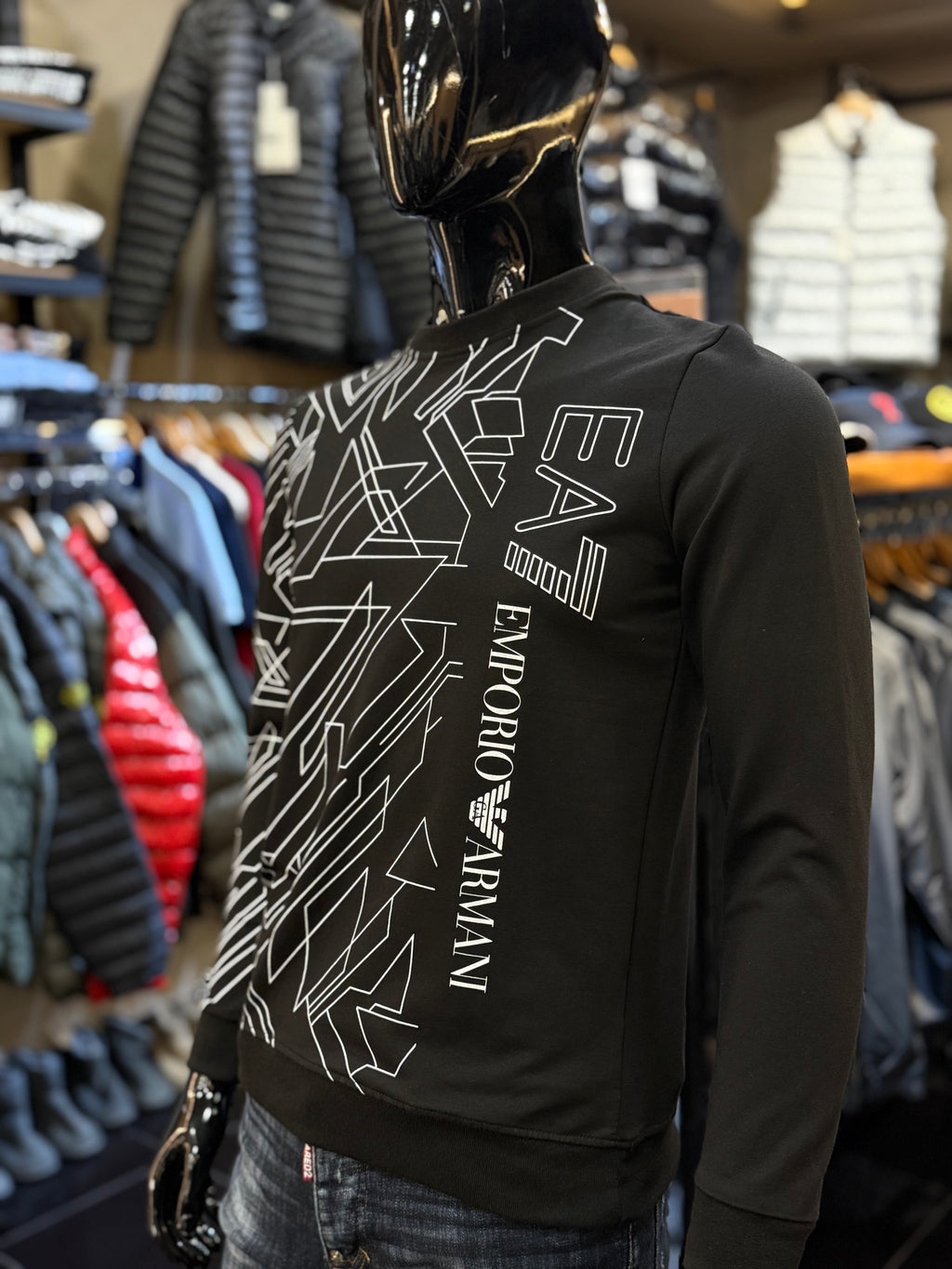 EA7 Φούτερ μαύρο  RD871